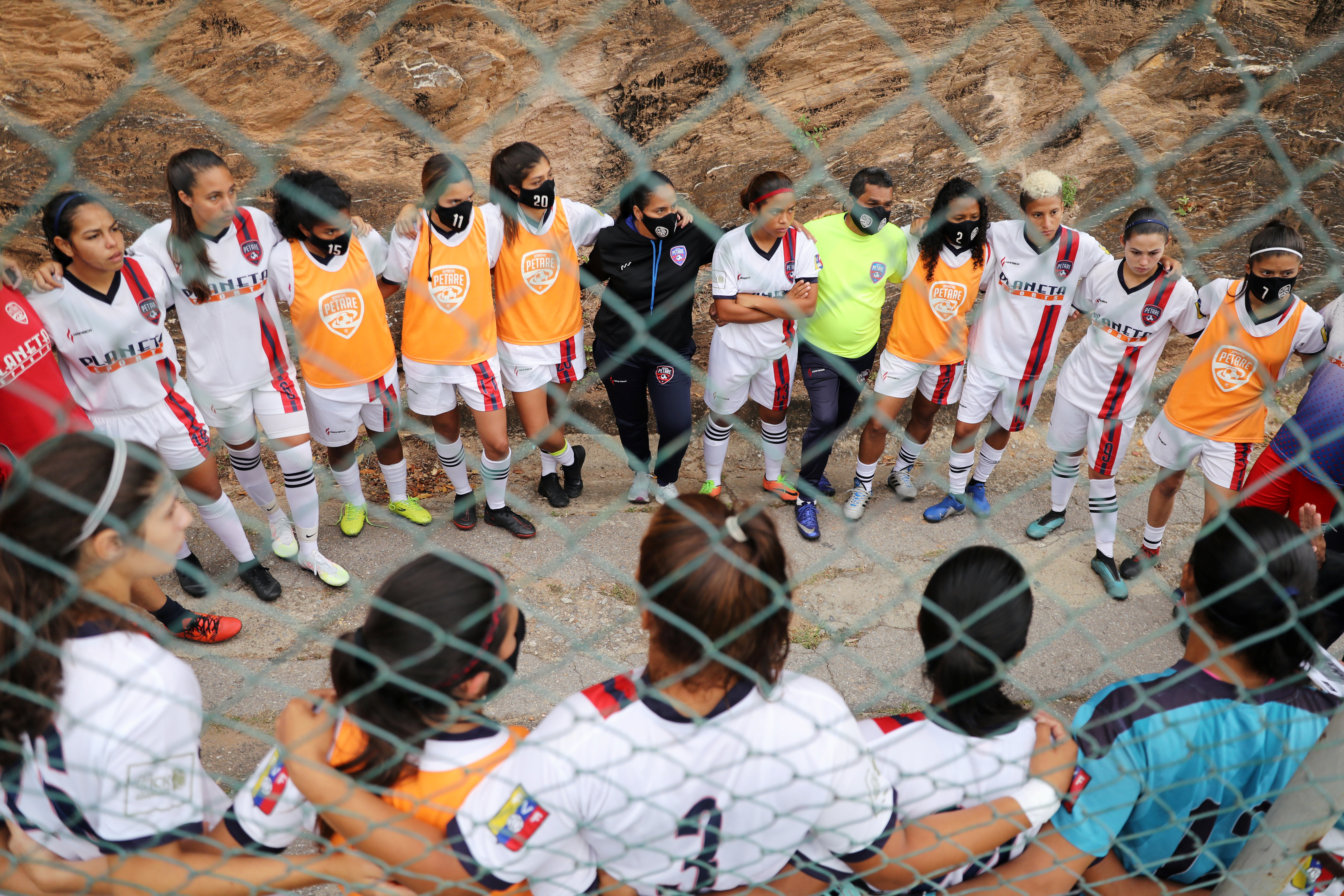 Venezuelan soccer players fight for a shot in women's Libertadores cup