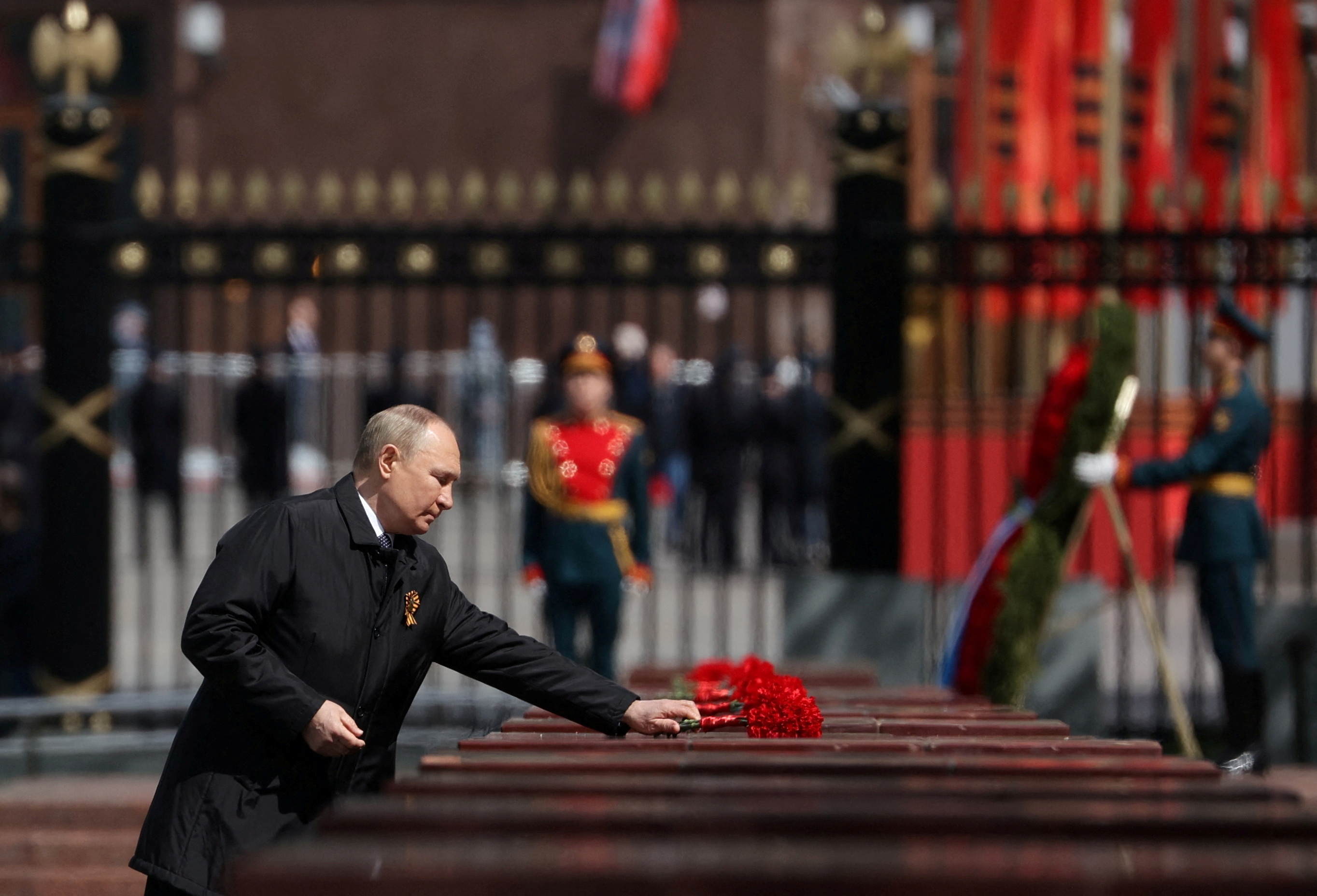 Tổng thống Nga Vladimir Putin tham gia lễ kỷ niệm Ngày Chiến thắng ở Moscow