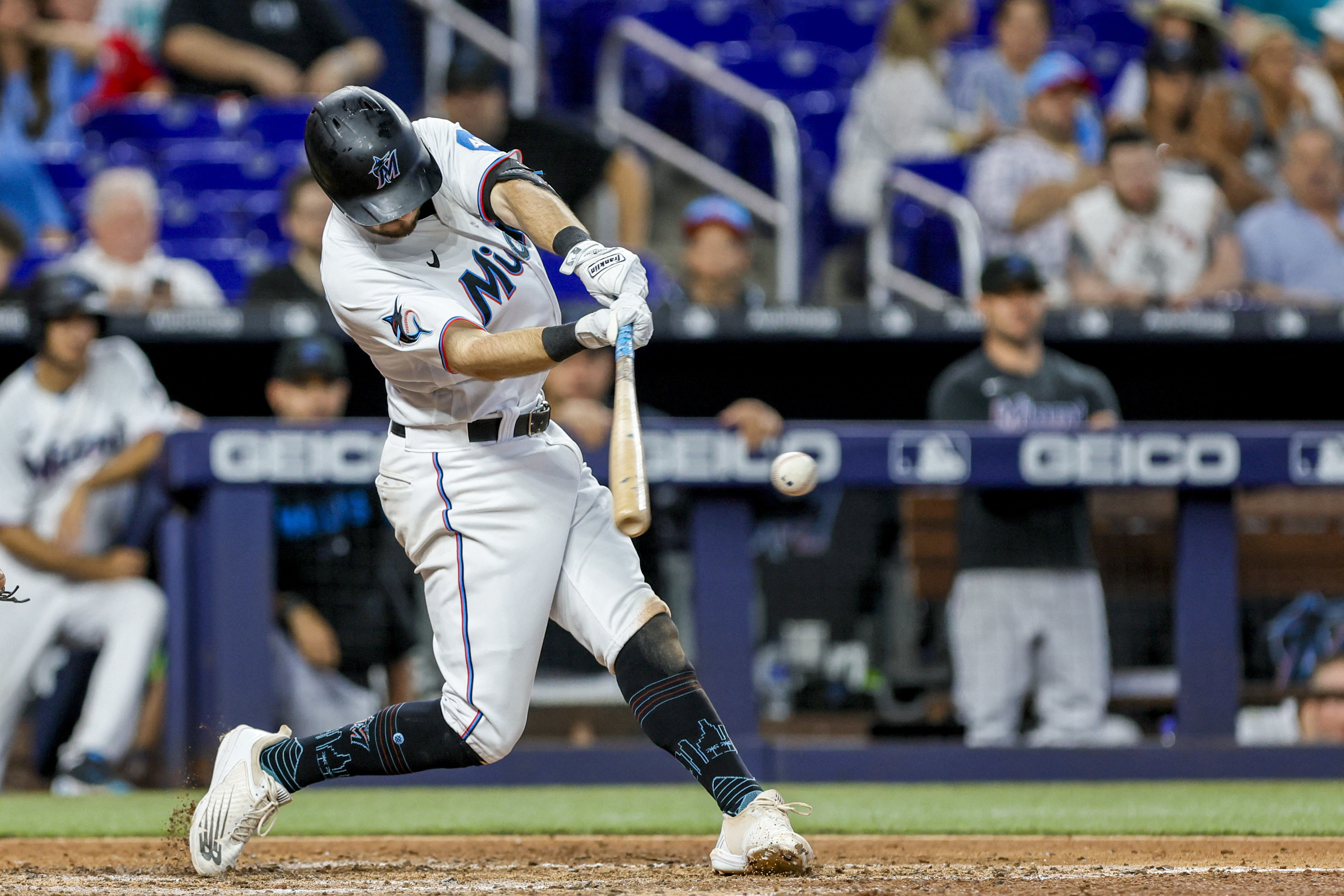 Miami Marlins' 6-3 victory over Dodgers