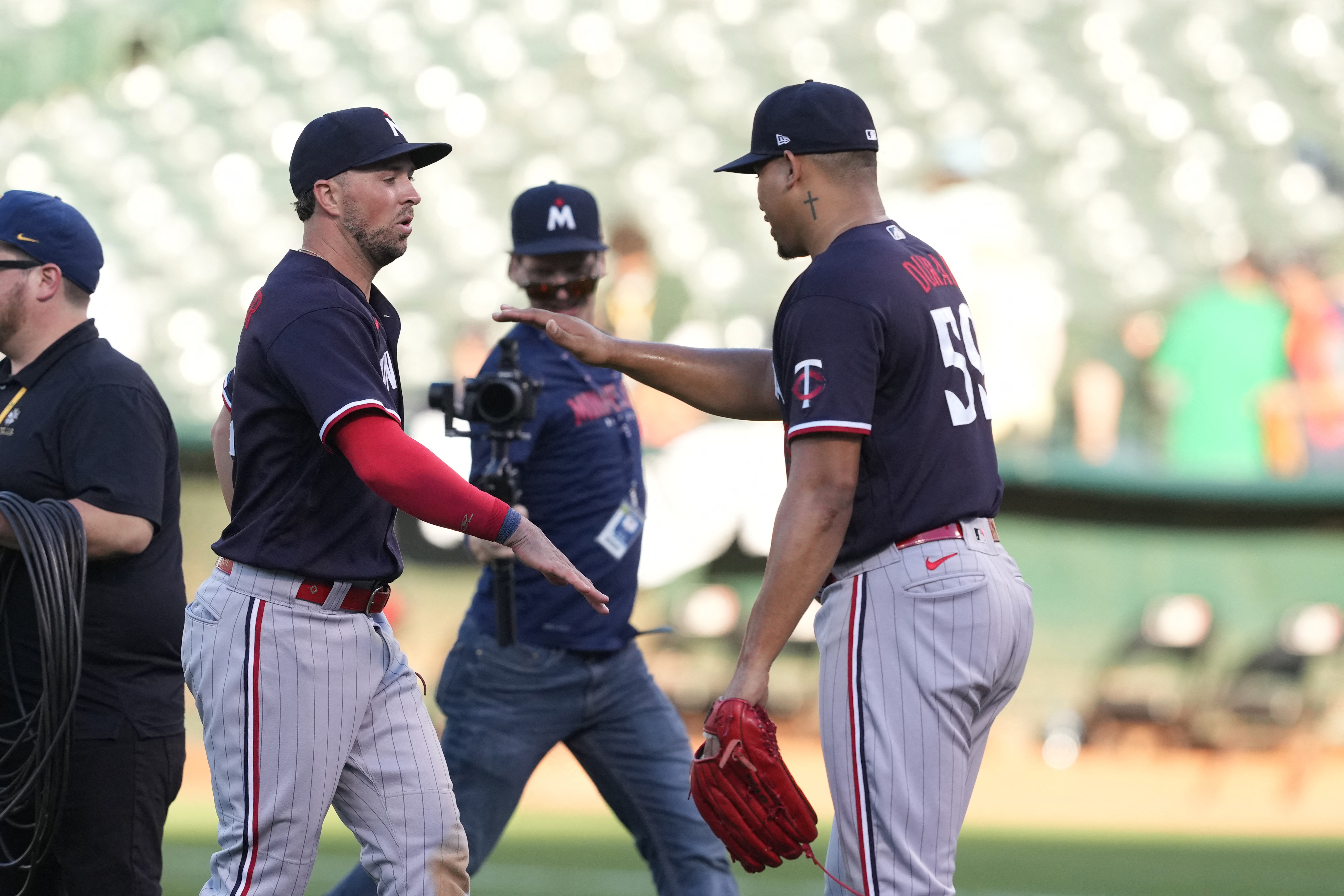 Oakland A's bats pound Twins All-Star pitcher but lose 8-7