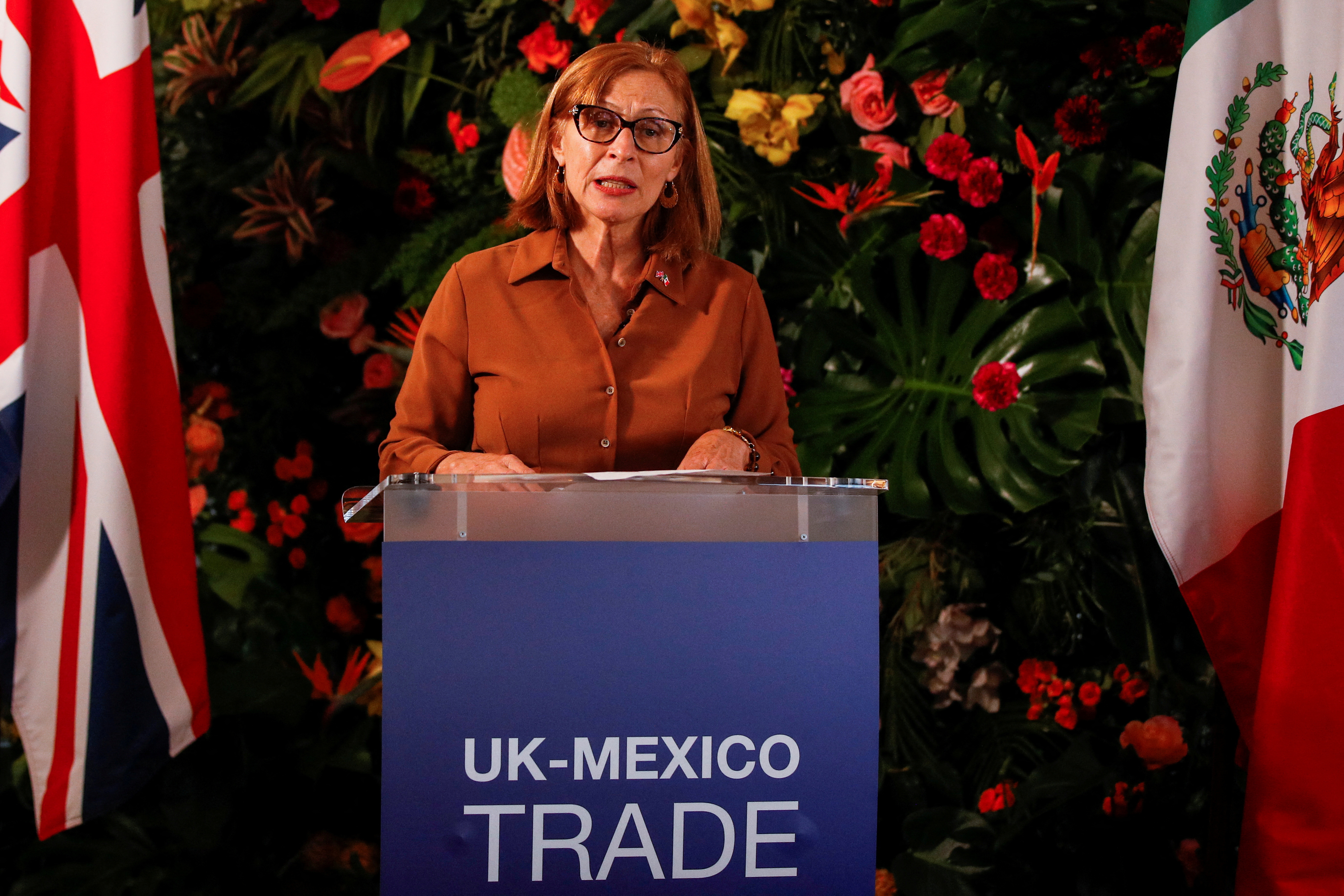 British International Trade Secretary Trevelyan meets with Mexican Economy Minister Clouthier in London