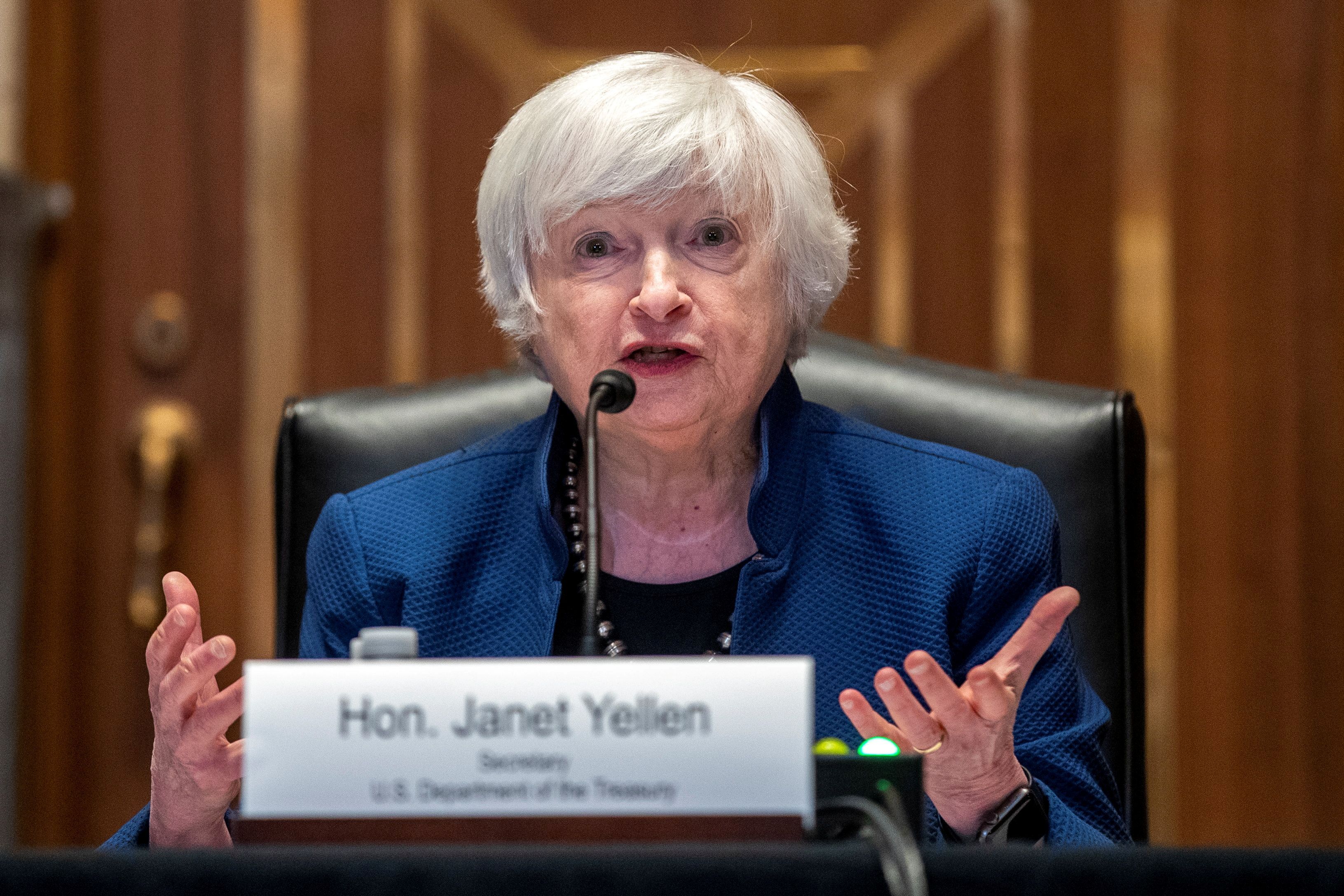Yellen testifies about Treasury budget request