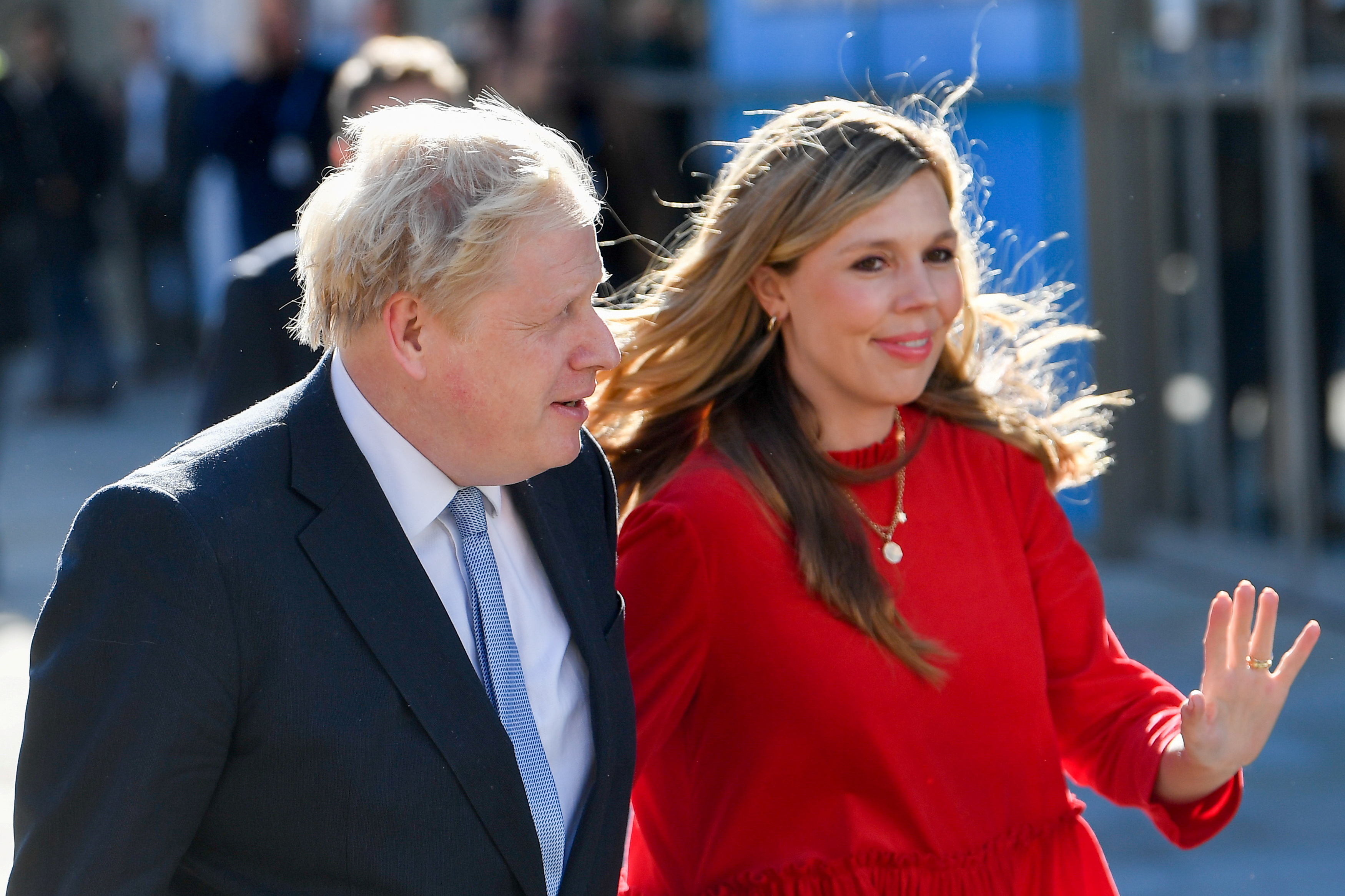 REUTERSUK PM Johnson and wife announce birth