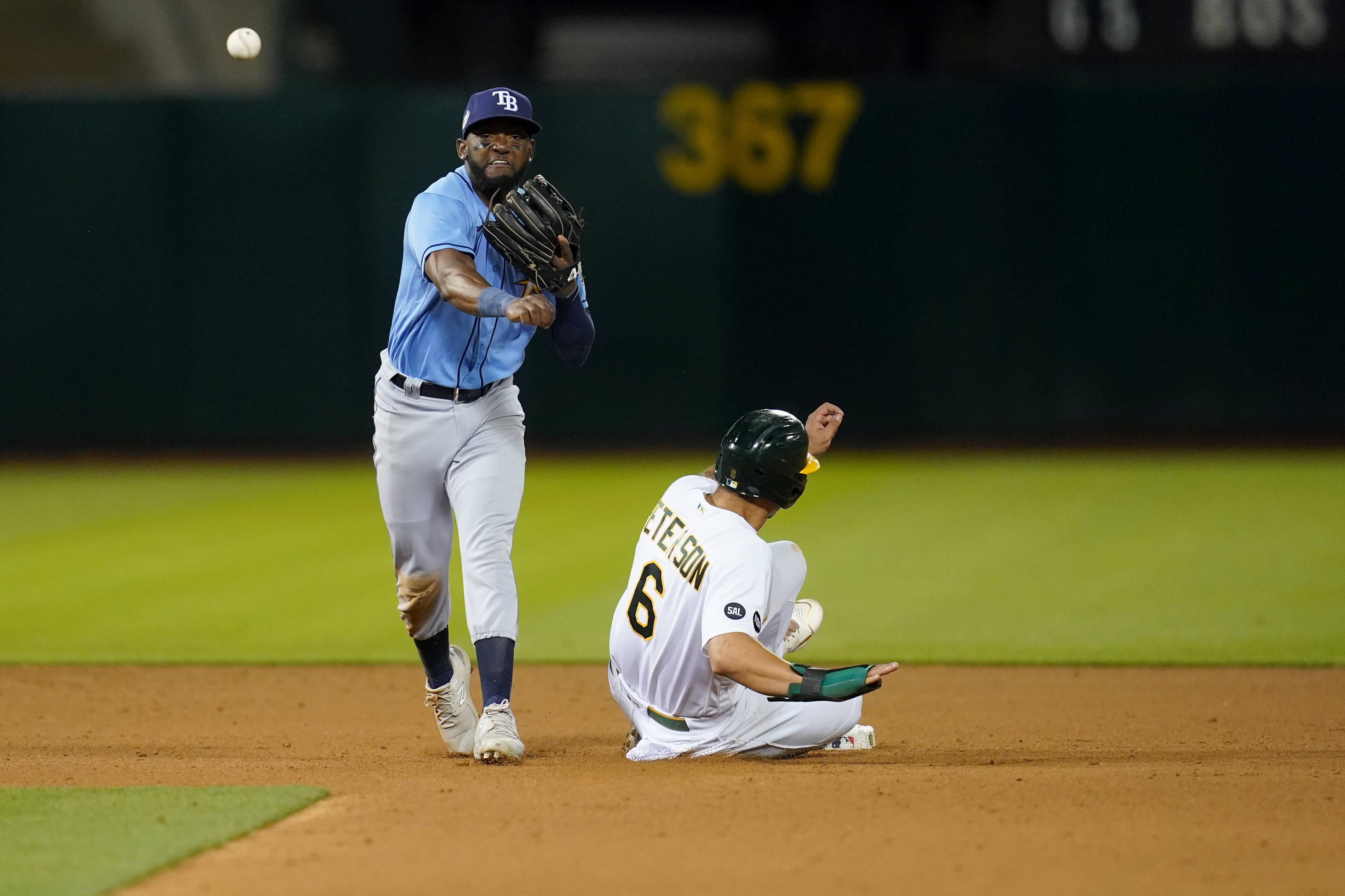 Shea Langeliers' key hit extends Athletics' streak at Rays