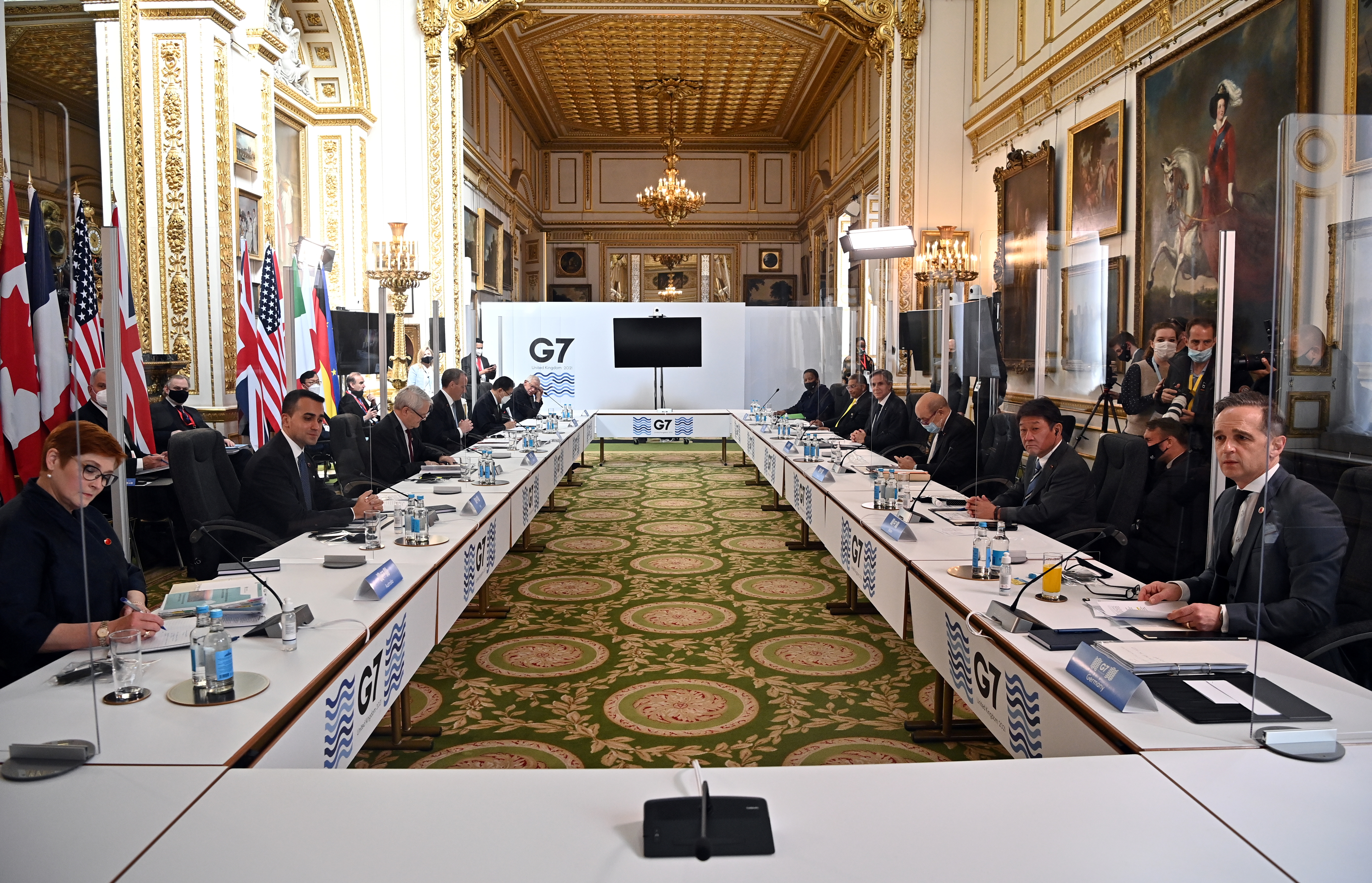 G7 foreign ministers meeting in London