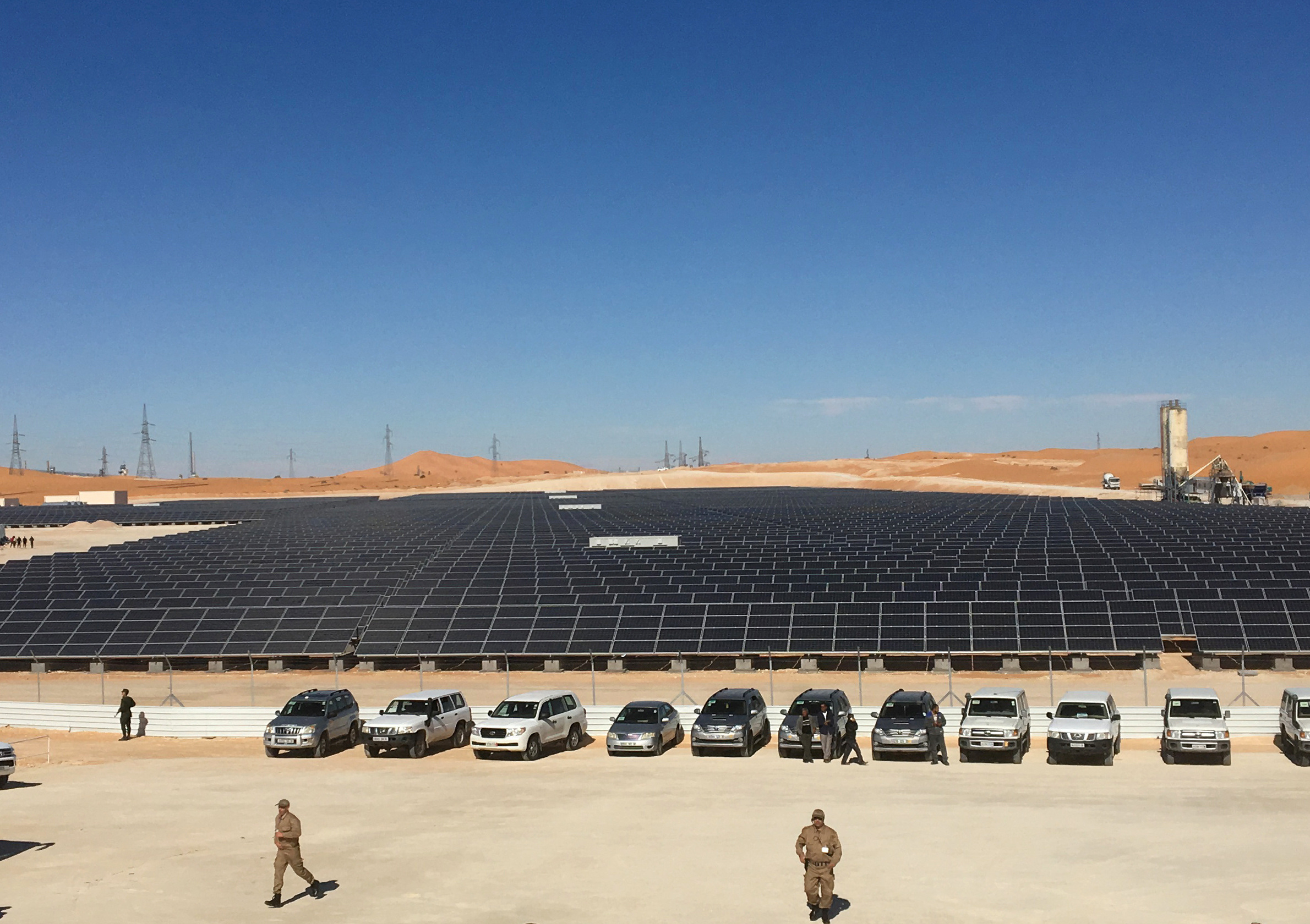 FILE PHOTO - Algerian state energy firm Sonatrach' solar plant is pictured in Bir Rebaa oil field in southern Algeria