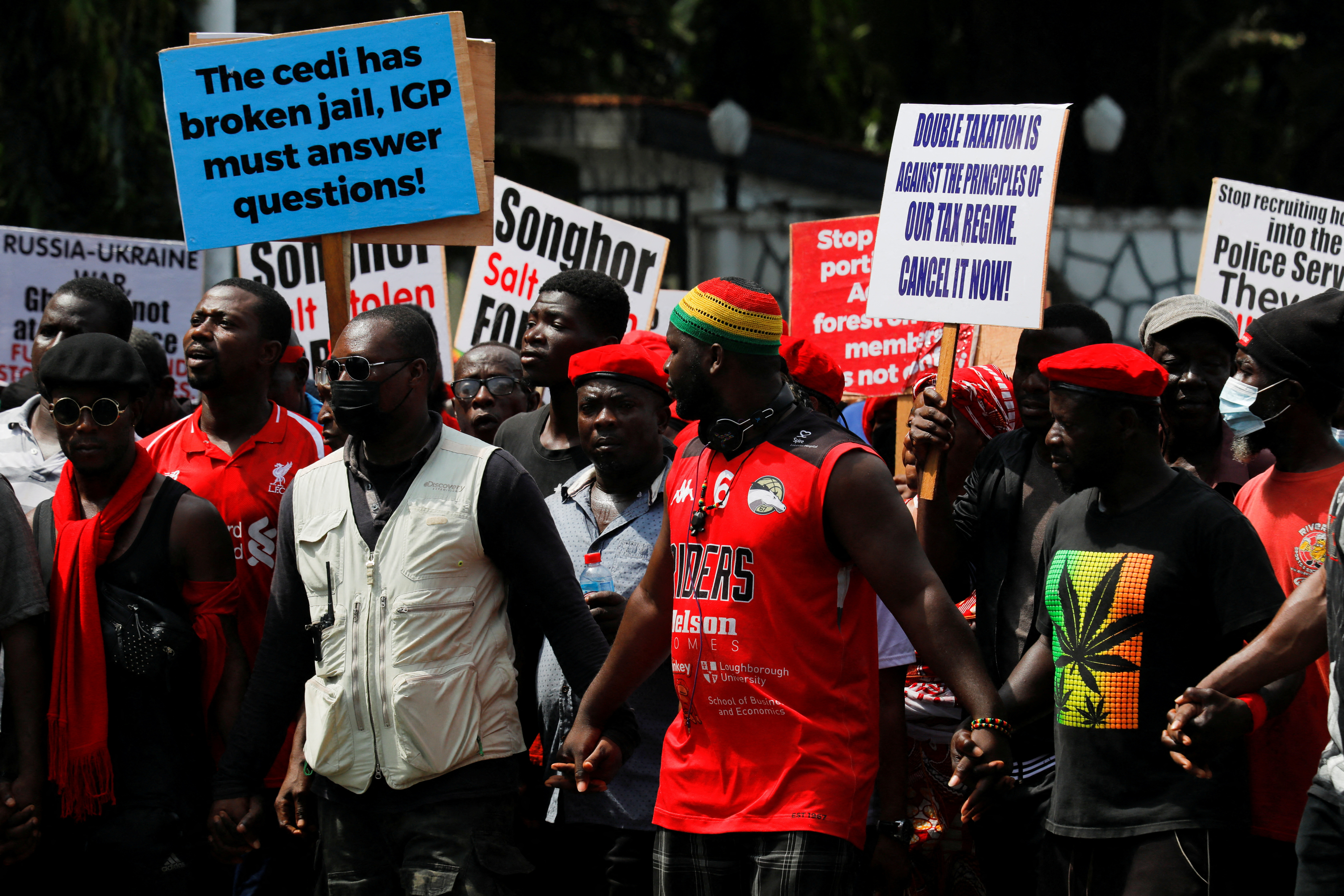 Protest over economic hardships in Ghana