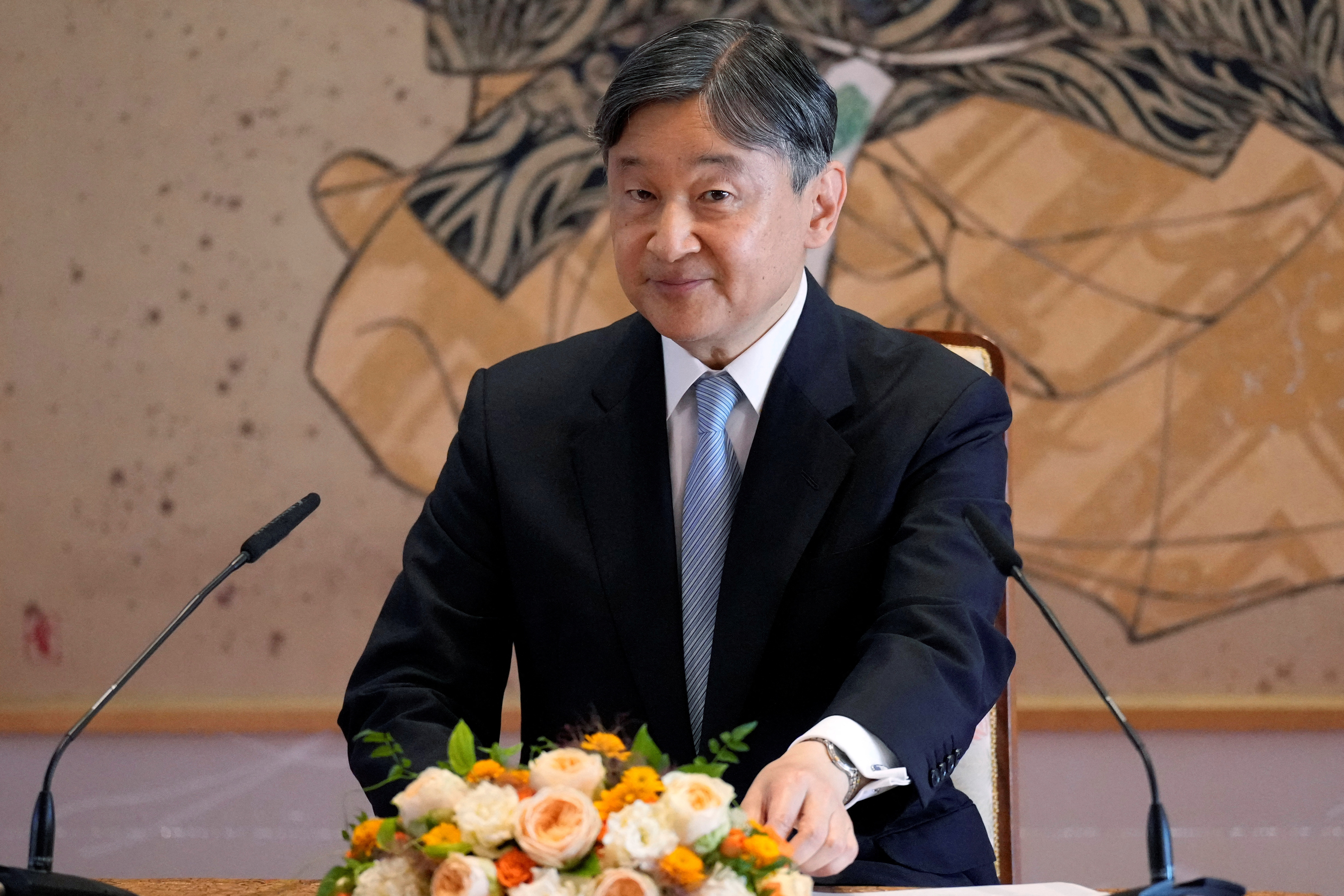 Japanese Emperor Naruhito holds a news conference ahead of his visit to the UK