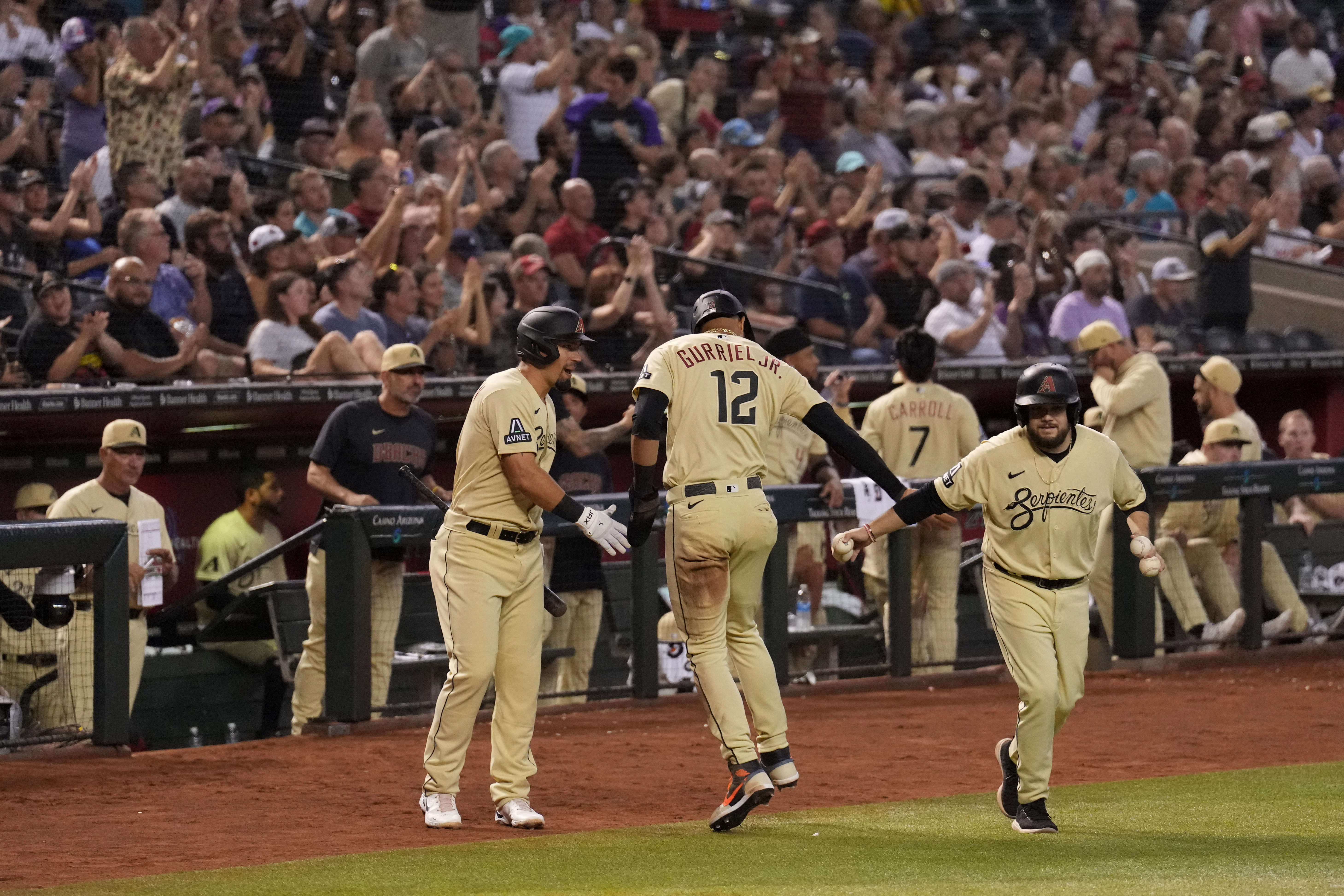 Diamondbacks beat Rangers 12-7 despite tough debut for Brandon Pfaadt