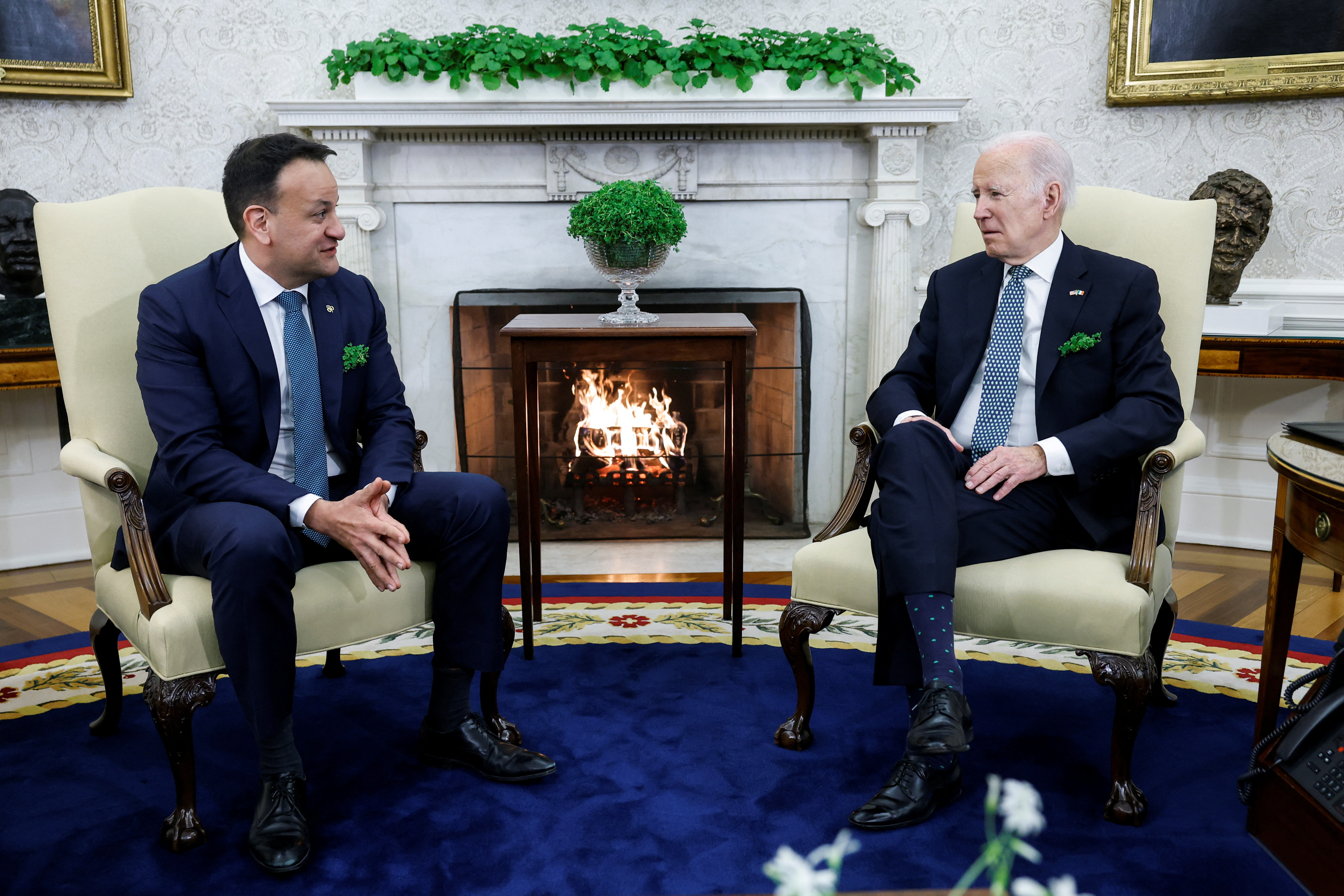 U.S. President Biden hosts Ireland's Prime Minister (Taoiseach) Varadkar at the White House in Washington