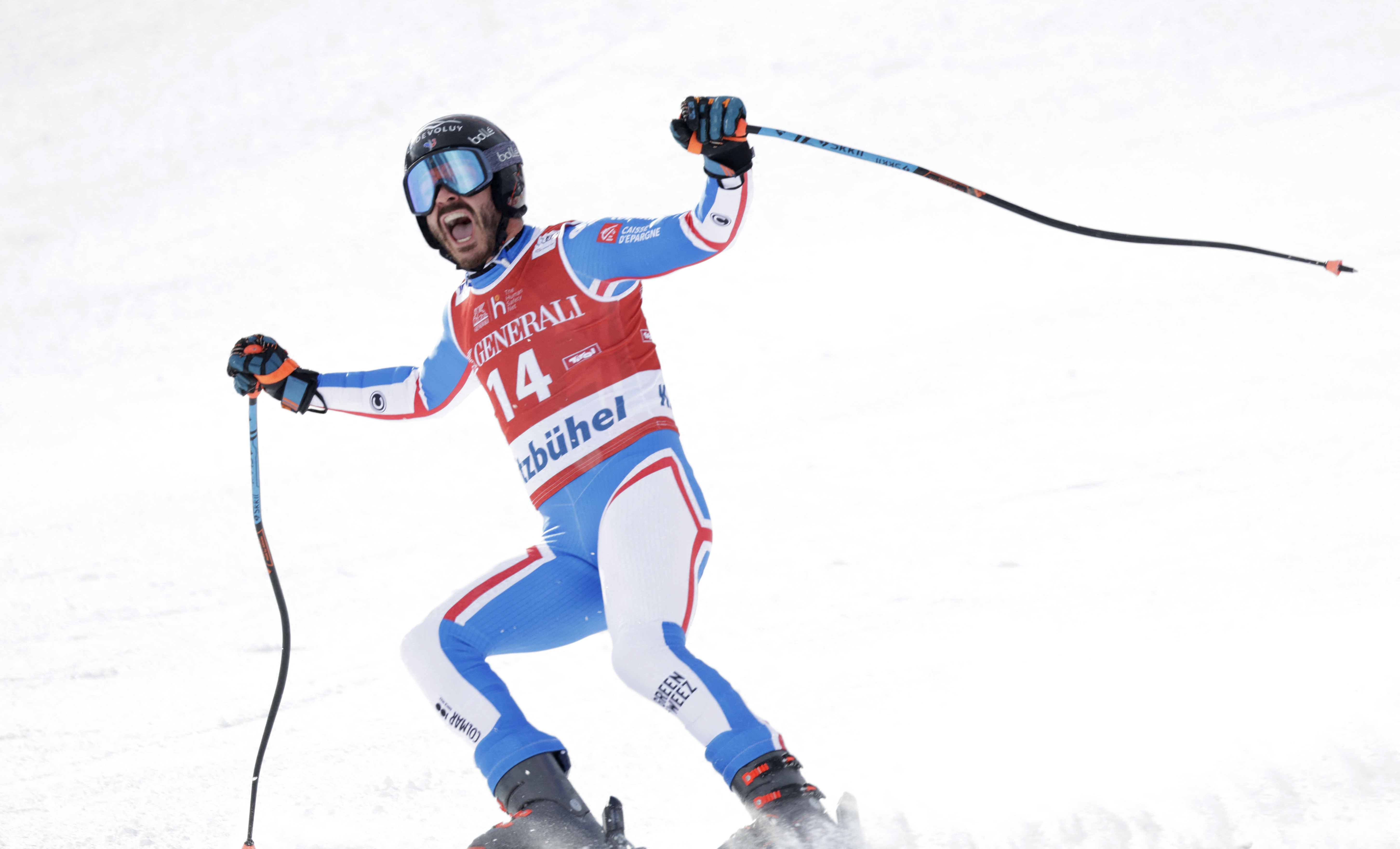 Sarrazin ends long French wait for Kitzbuhel downhill win Reuters