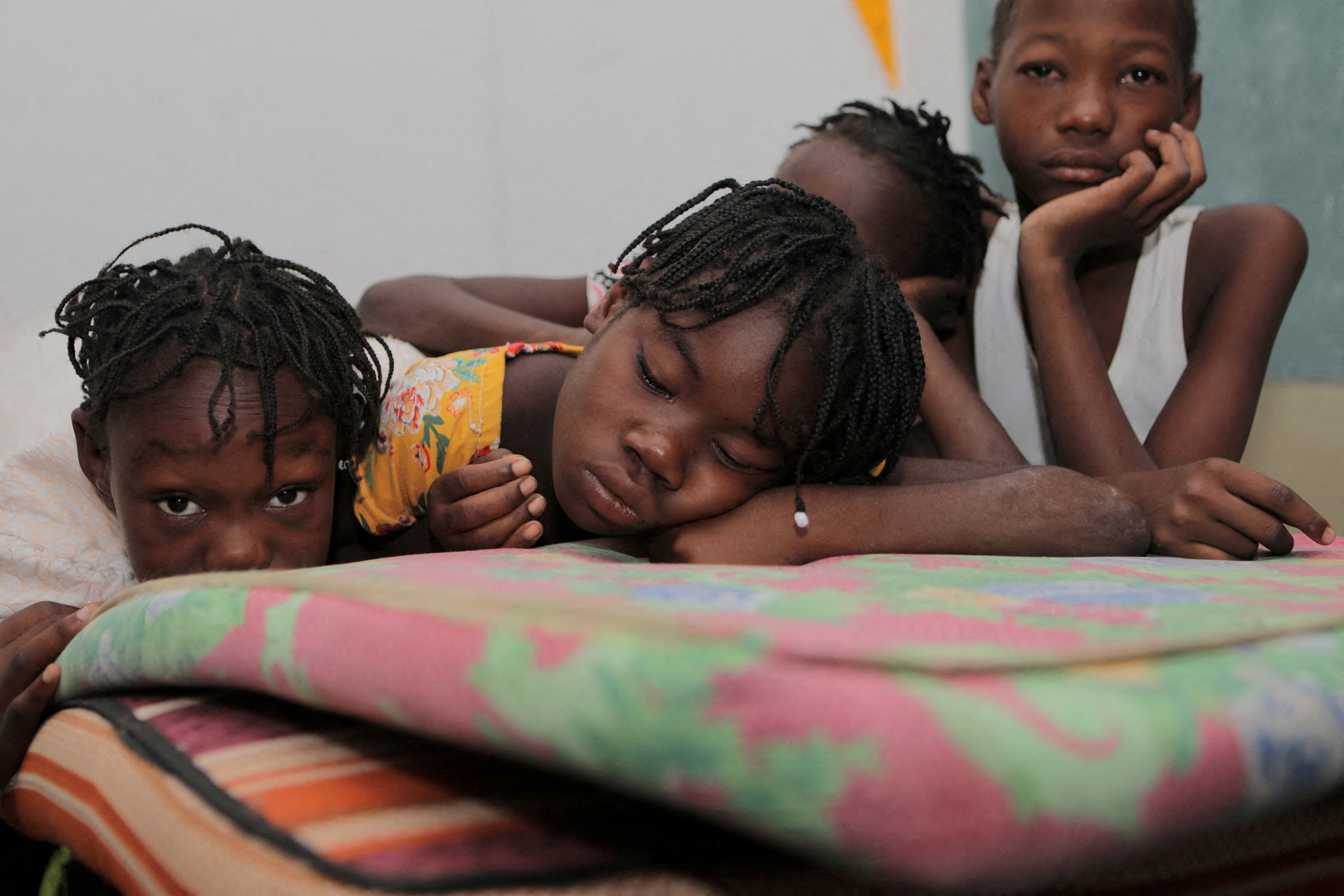 Haitian children who fled gang violence take refuge in Port-au-Prince school
