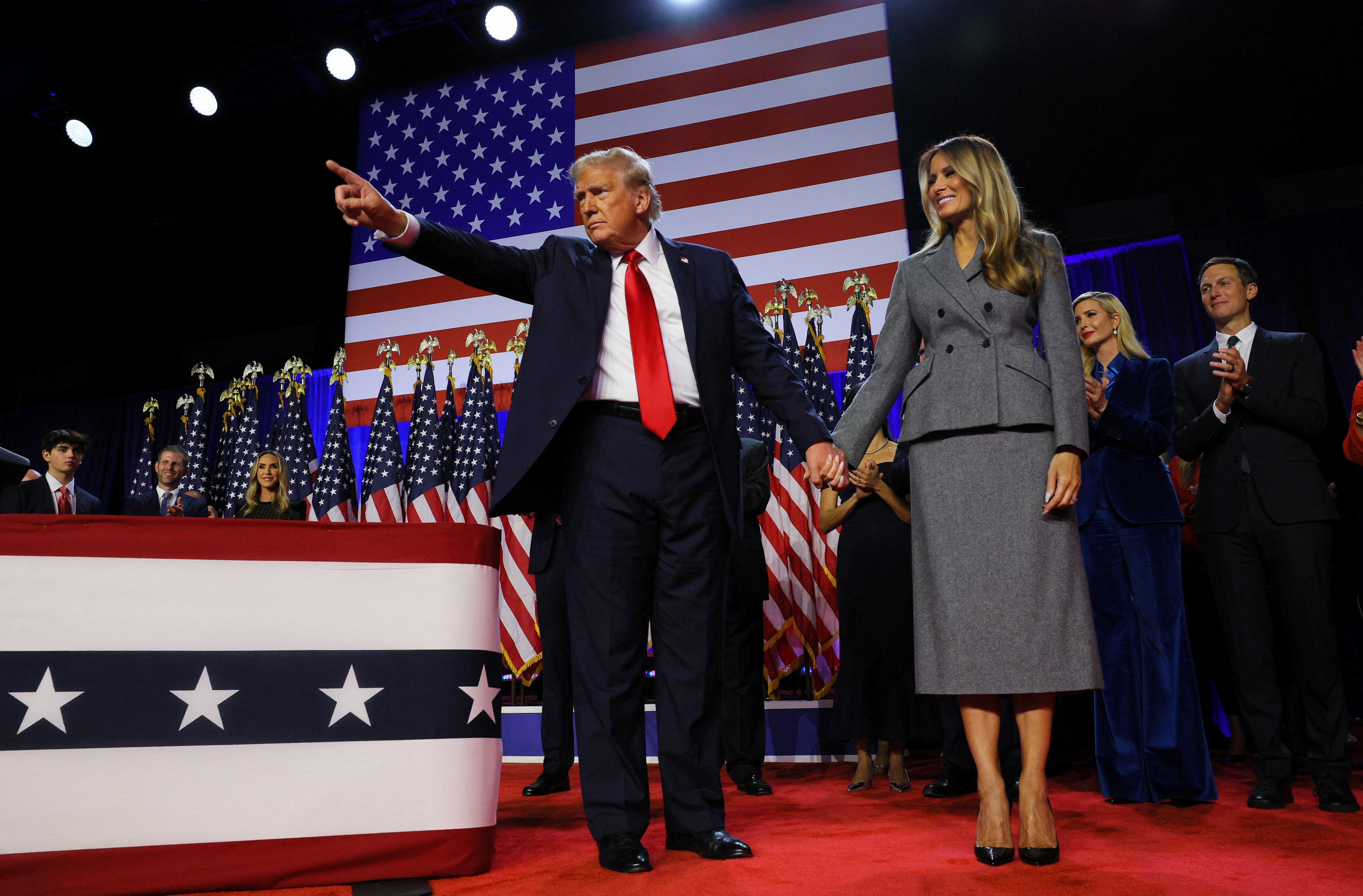 2024 U.S. Presidential Election Night, at Palm Beach County Convention Center, in West Palm Beach, Florida