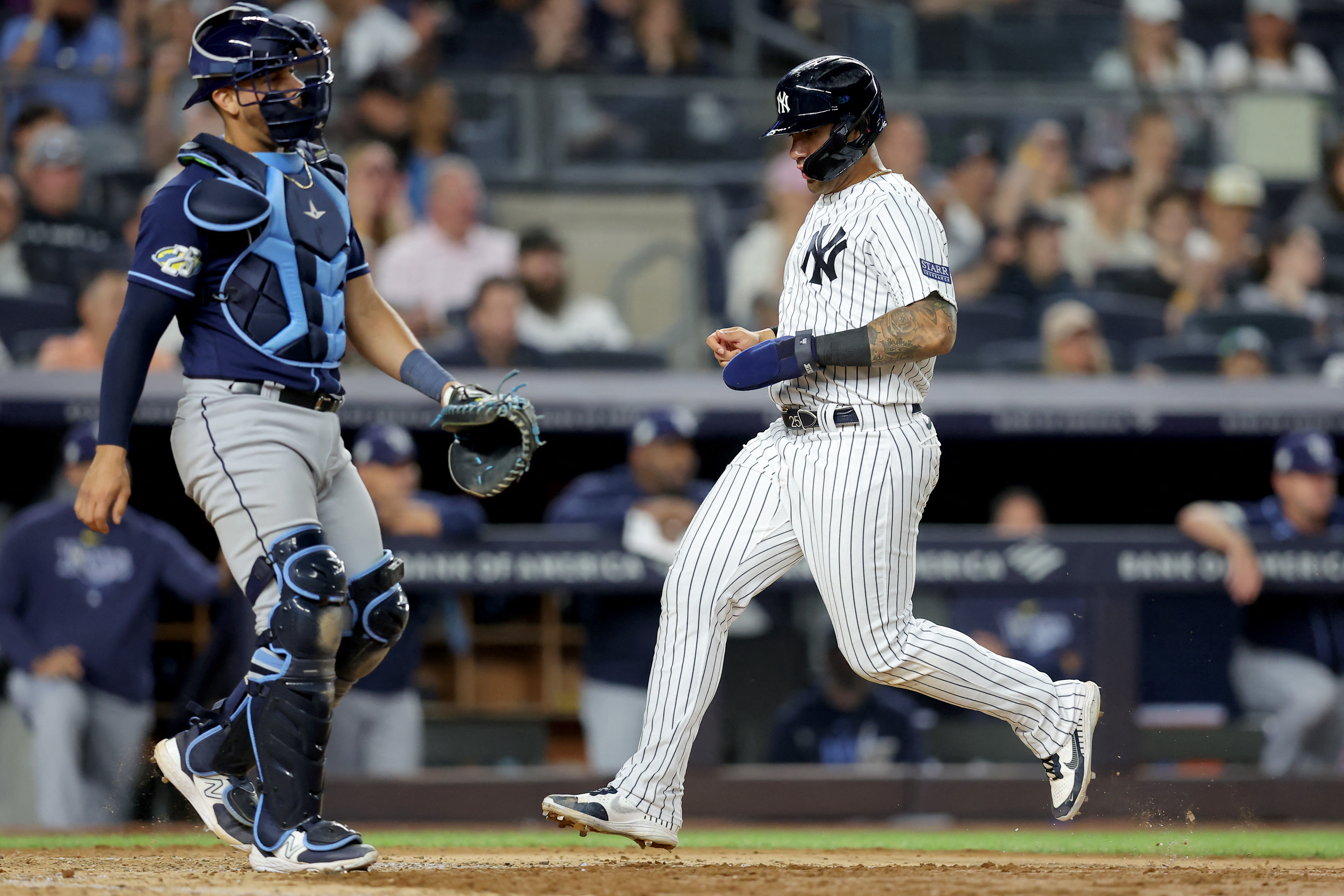 Giancarlo Stanton's homer helps Yanks prevent sweep by Rays