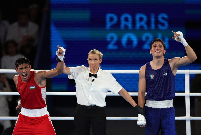 BoxingUzbekistan's Muydinkhujaev wins men's welterweight gold Reuters