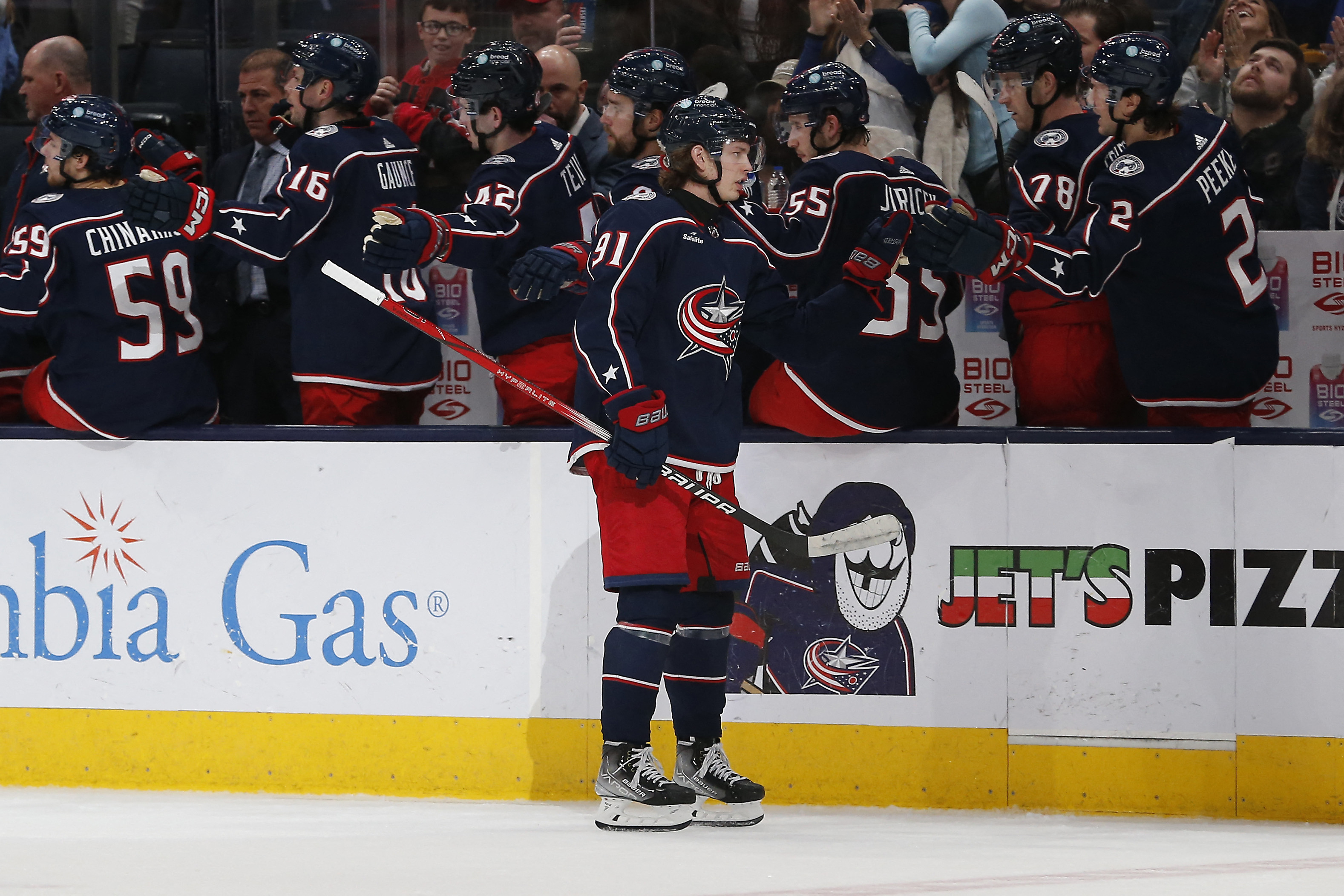 Johnny Gaudreau's OT Goal Lifts Blue Jackets Over Maple Leafs | Reuters