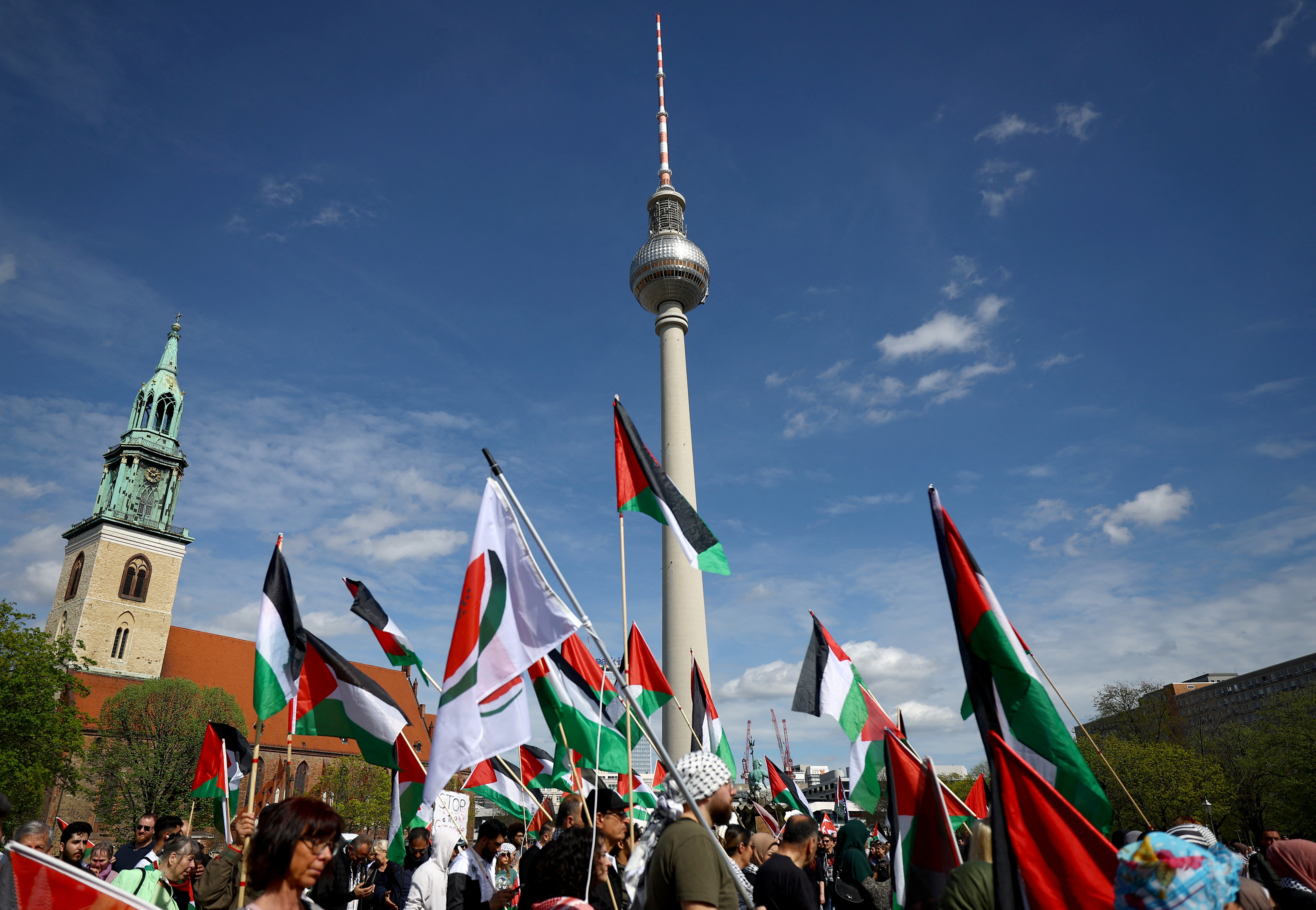 Pro-Palestinian protest in Berlin