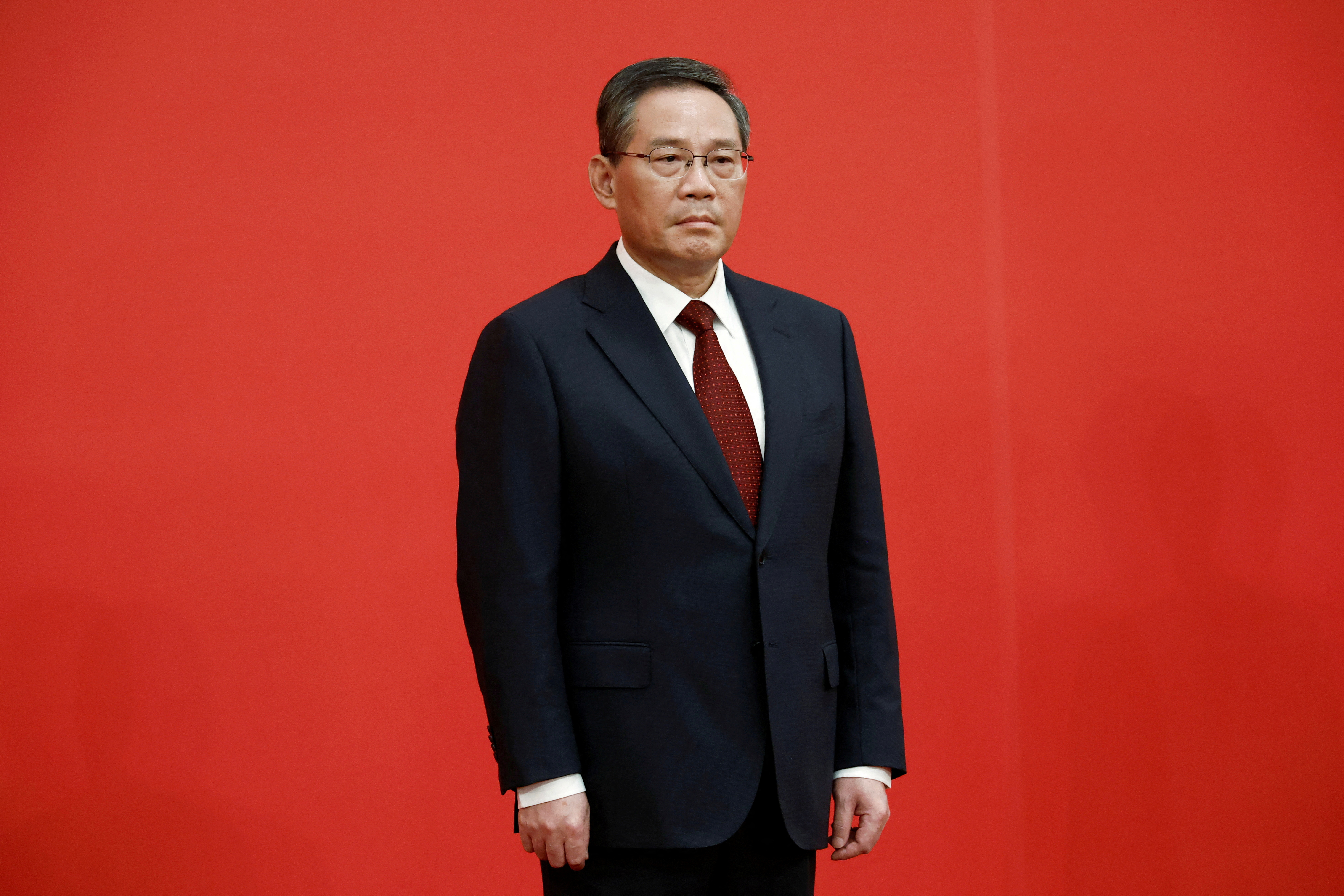 New Politburo Standing Committee members in Beijing