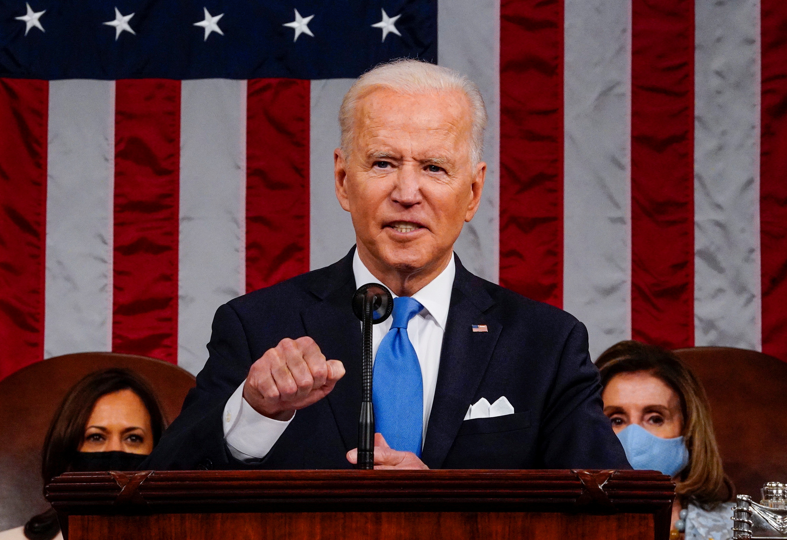 U.S. President Joe Biden's first address to a joint session of Congress