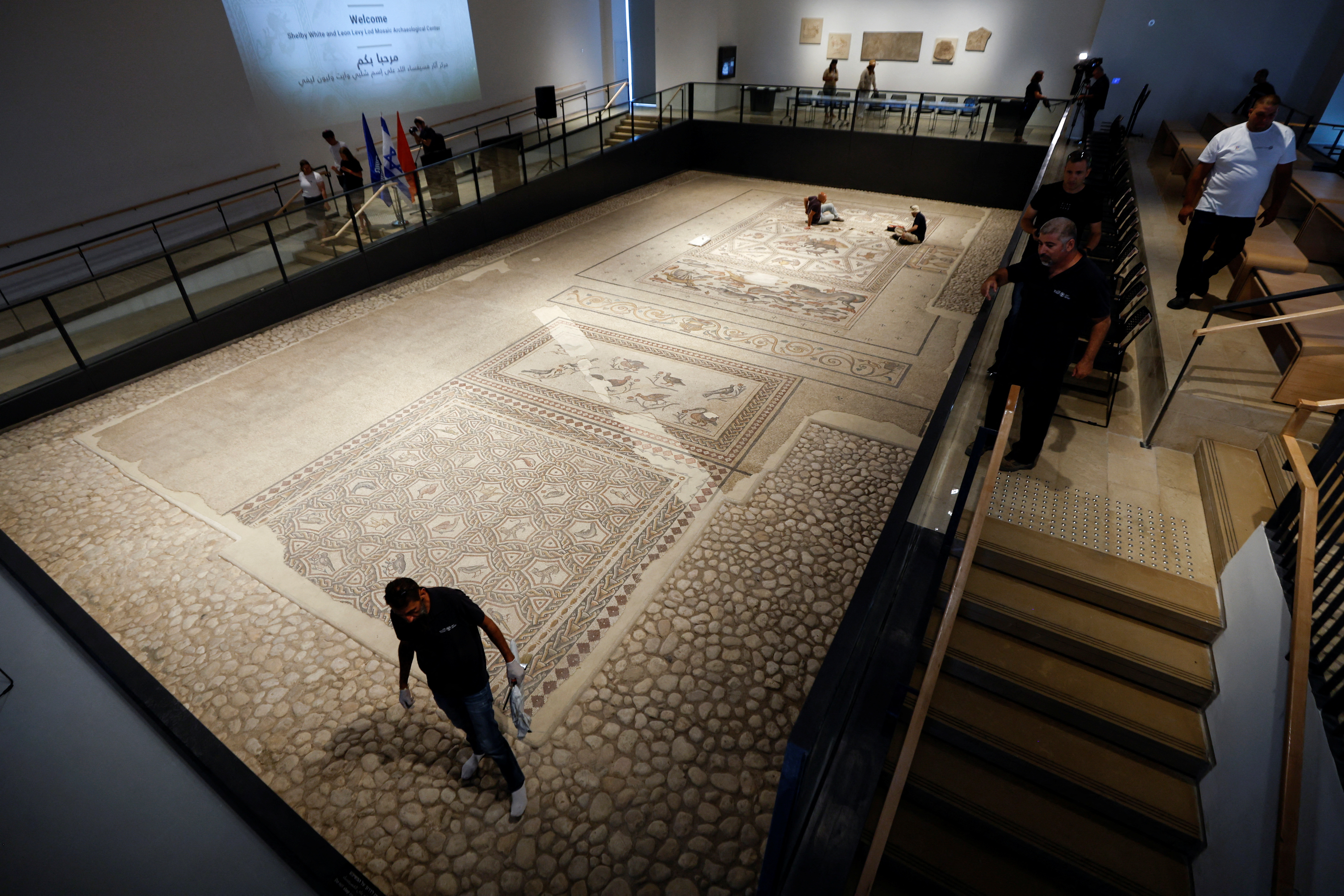 1,700-year-old Roman mosaics finally drops anchor in Israeli home