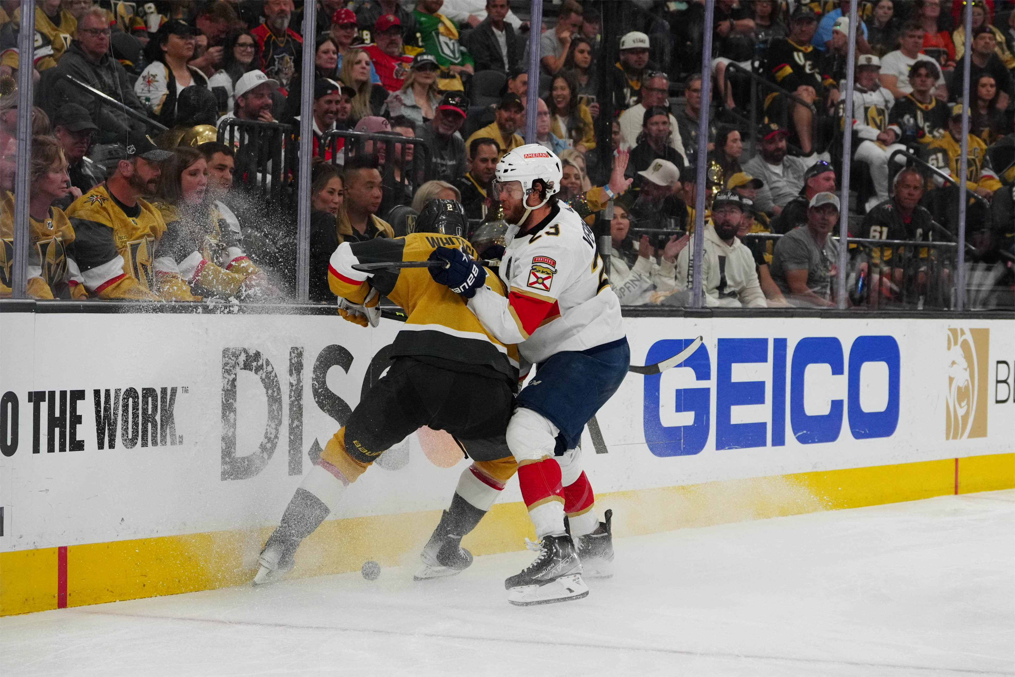 Knights pound Panthers to go up 2-0 in Stanley Cup Final - The