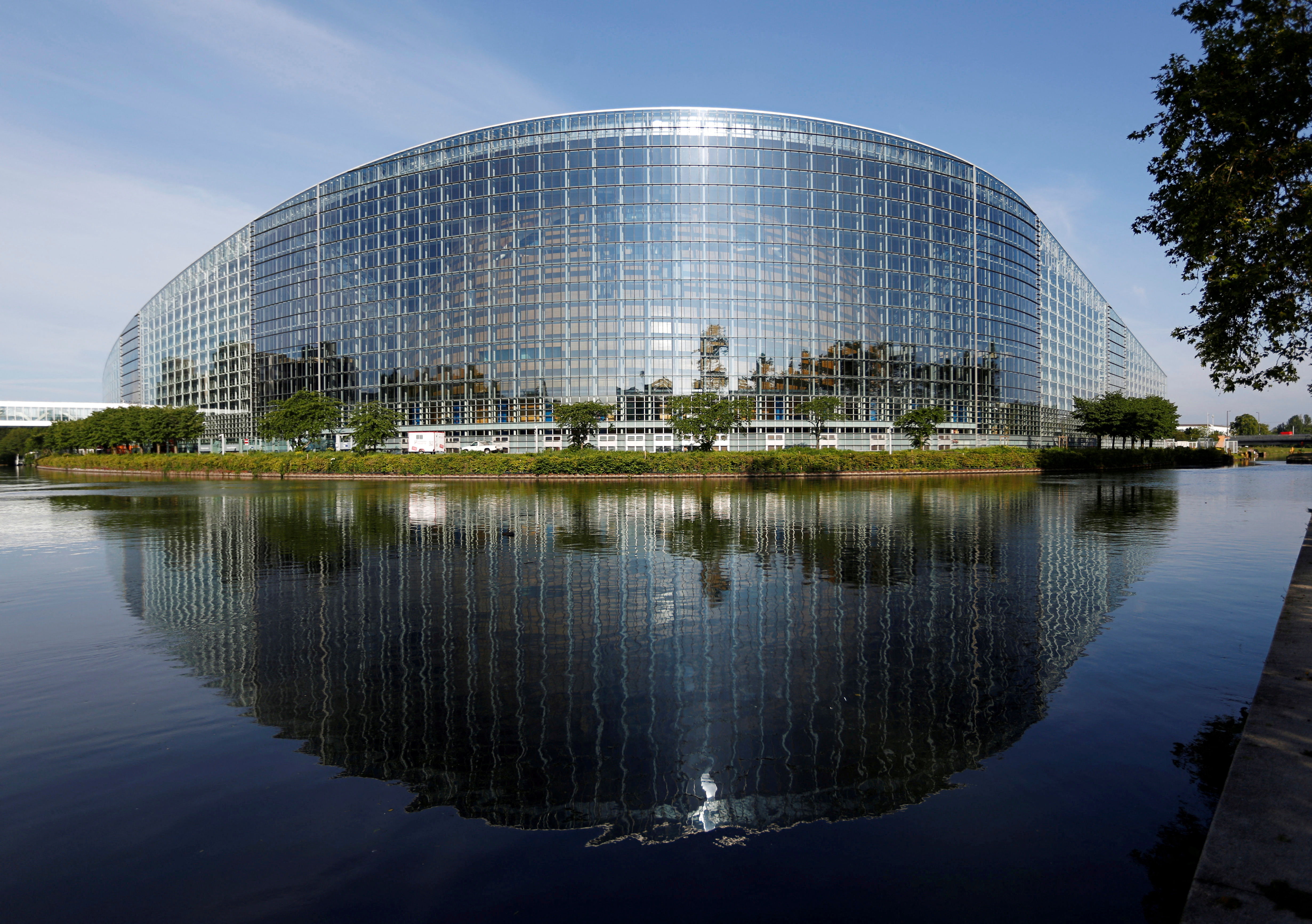 The building of the European Parliament is seen in Strasbourg