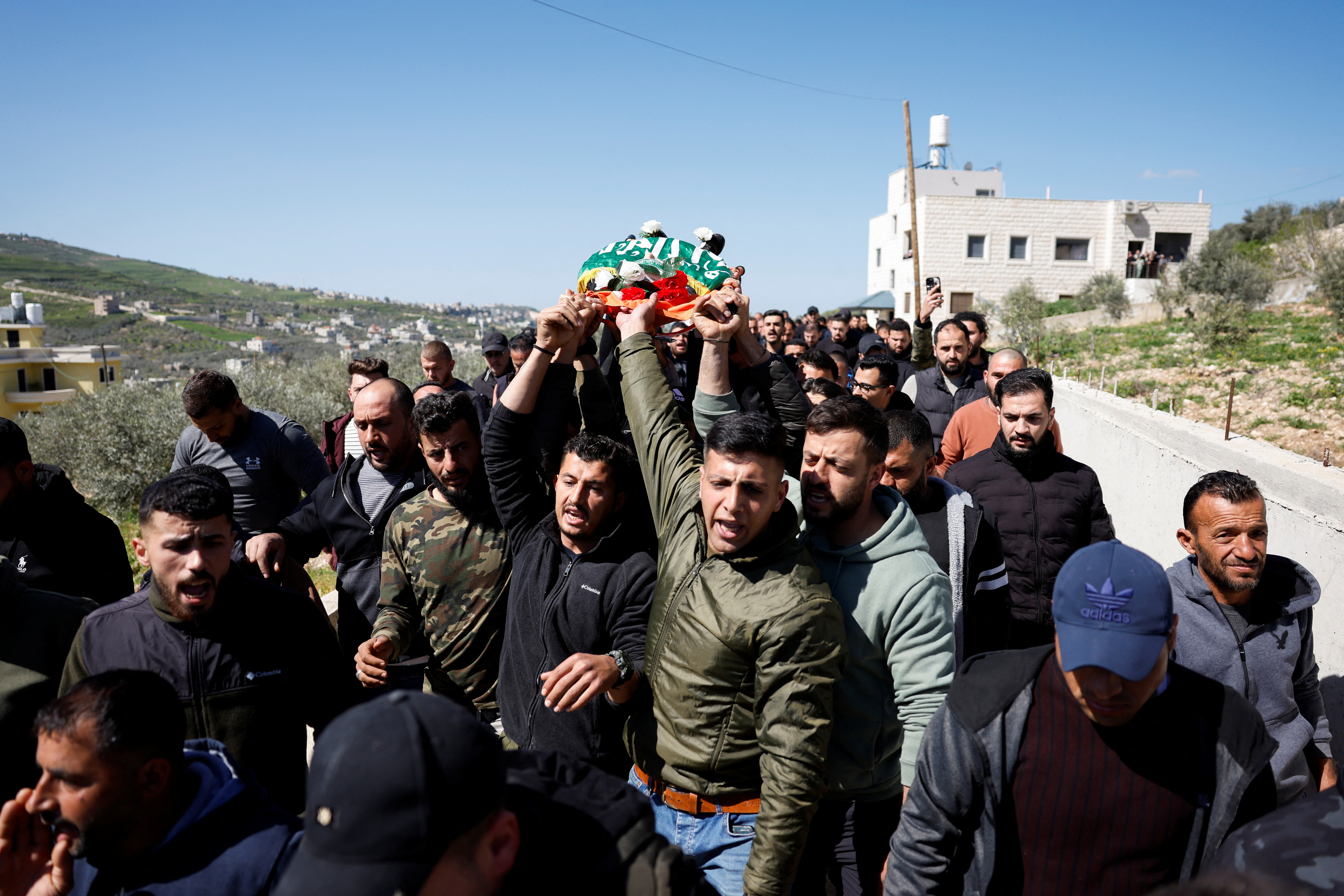 Funeral of 11-year-old Palestinian who was killed in an Israeli raid, near Nablus