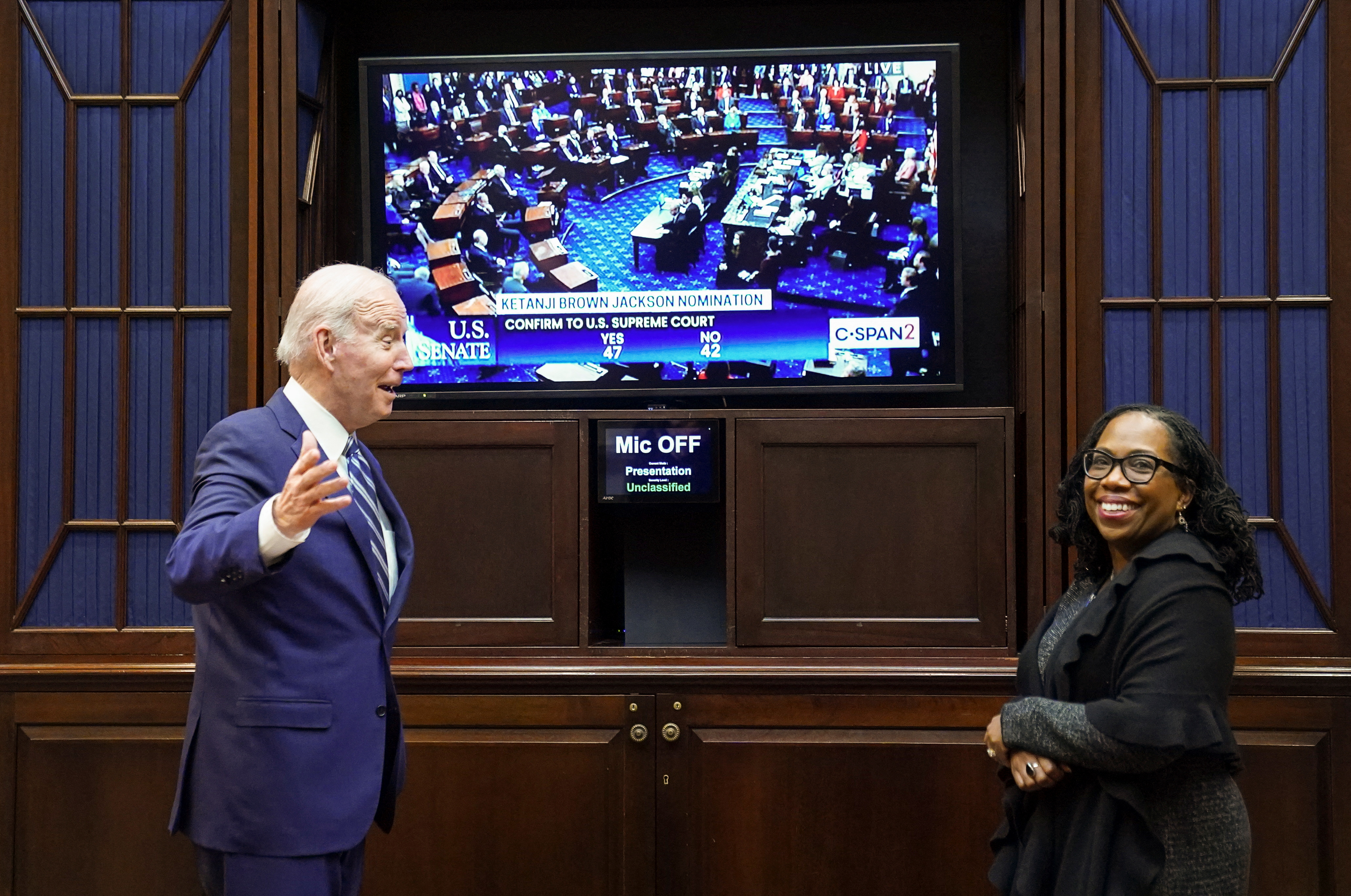 Biden Jackson To Deliver Remarks After Jackson S Senate Confirmation To Supreme Court Reuters