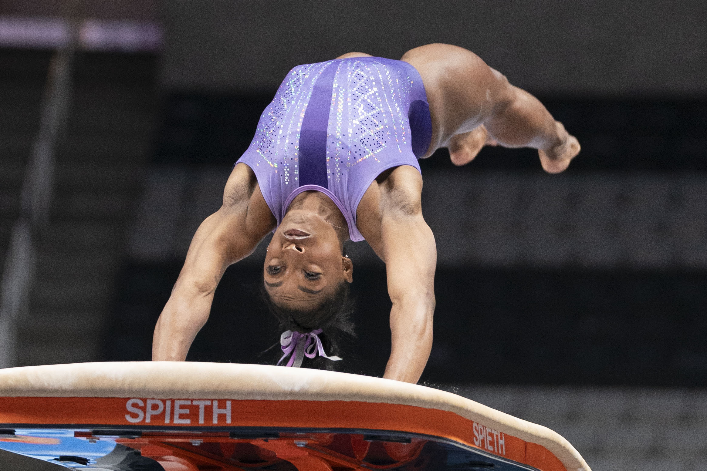 Brilliant Biles in control at U.S. Championships, eyes eighth title