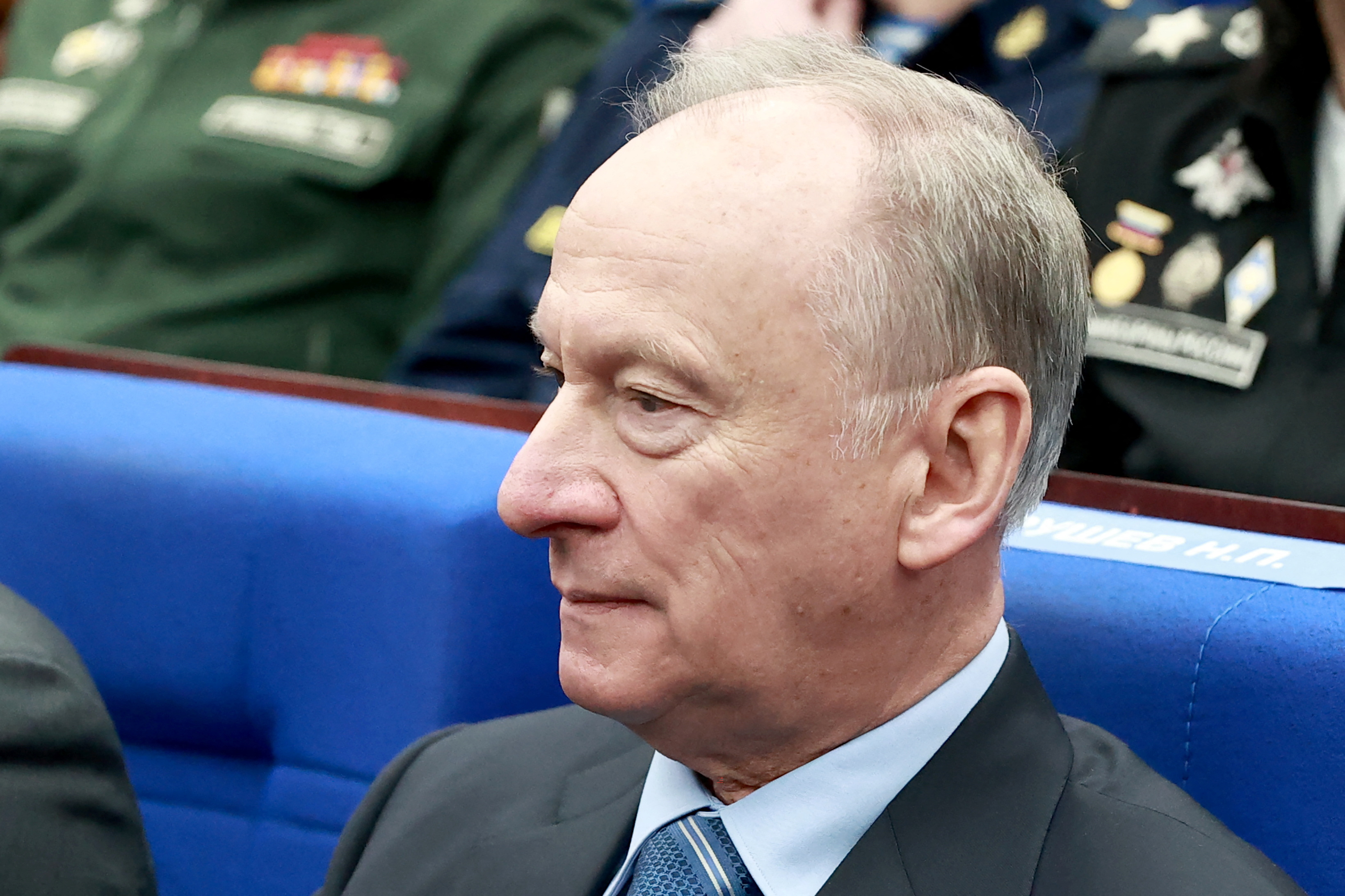 Russia's Security Council Secretary Patrushev attends a meeting of Defence Ministry Board in Moscow