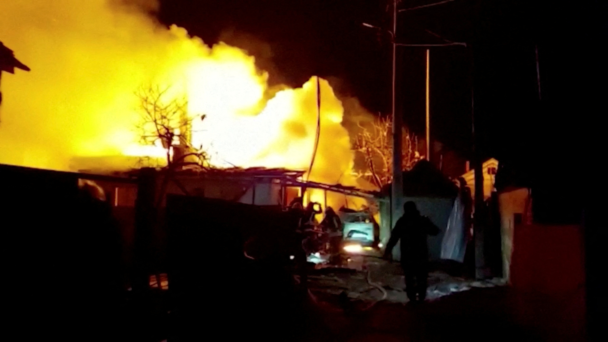 Russian strike hits Ukraine's Zhytomyr