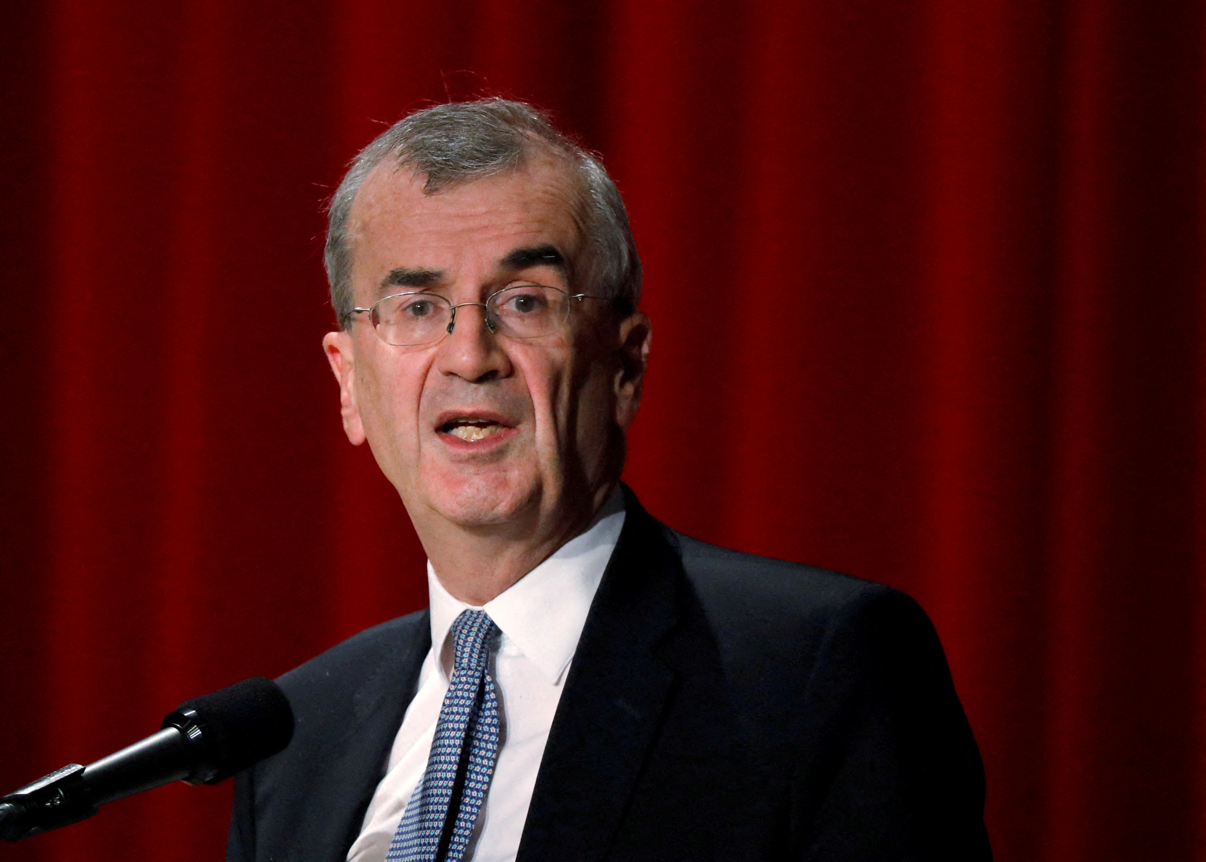 ECB policymaker Villeroy de Galhau, who is also governor of the French central bank, attends the Paris Europlace International Financial Forum in Tokyo