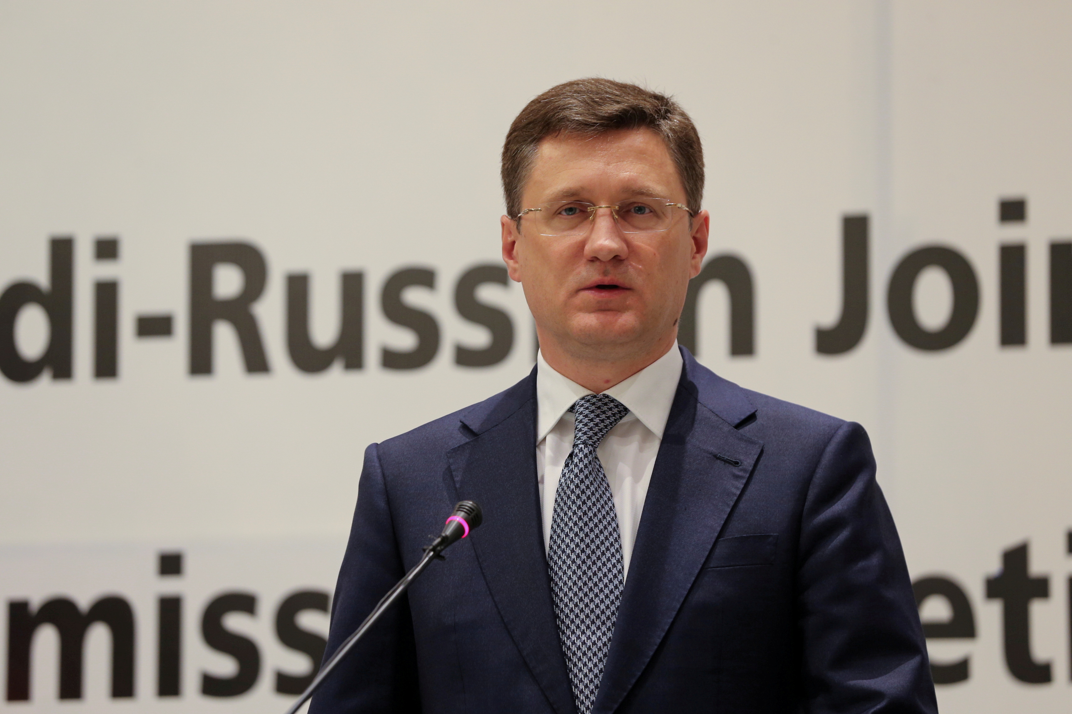 Russian Deputy Prime Minister Novak, pictured in Saudi Arabia when he was energy minister