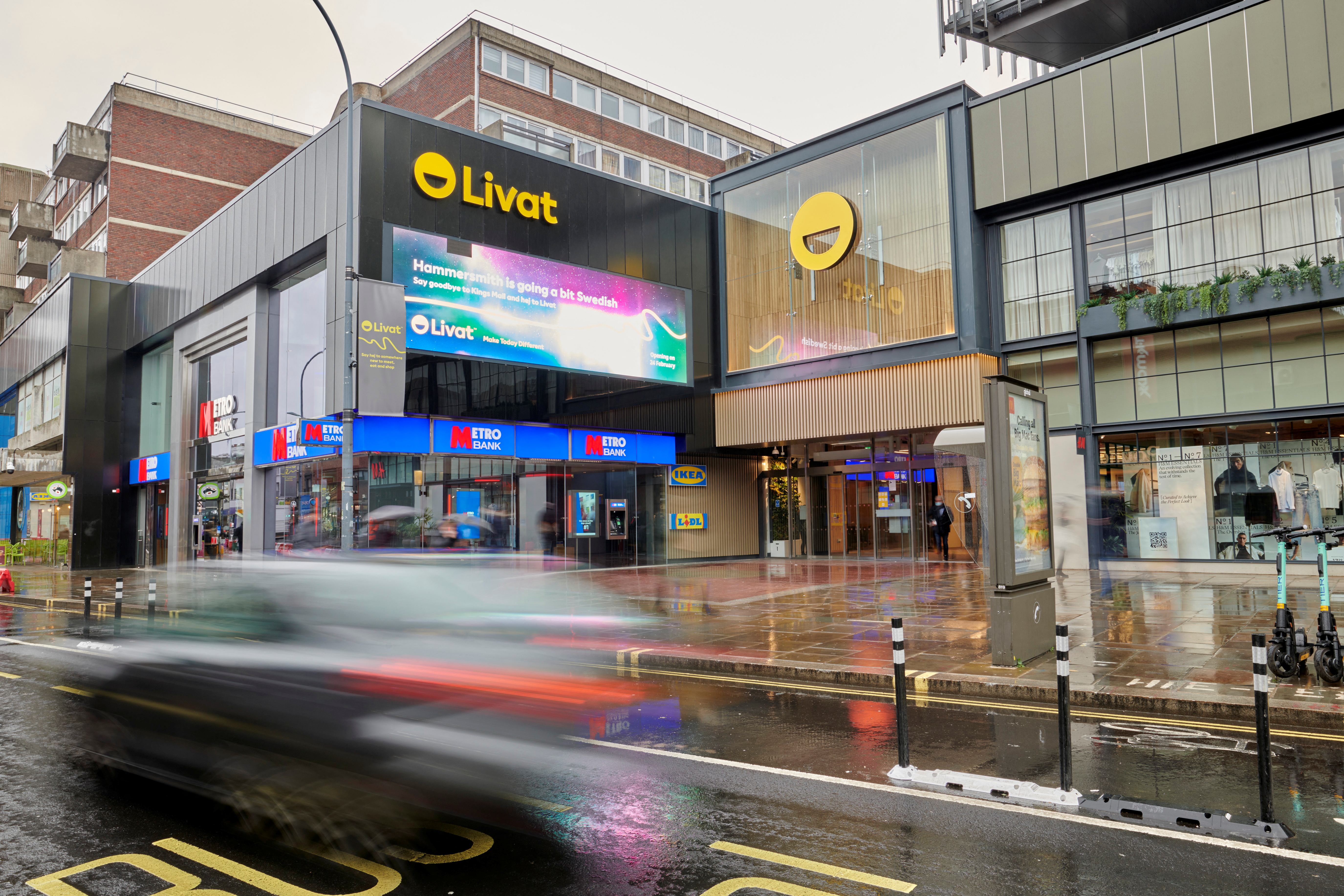 A general view of the IKEA-owned Livat shopping centre, in Hammersmith, London
