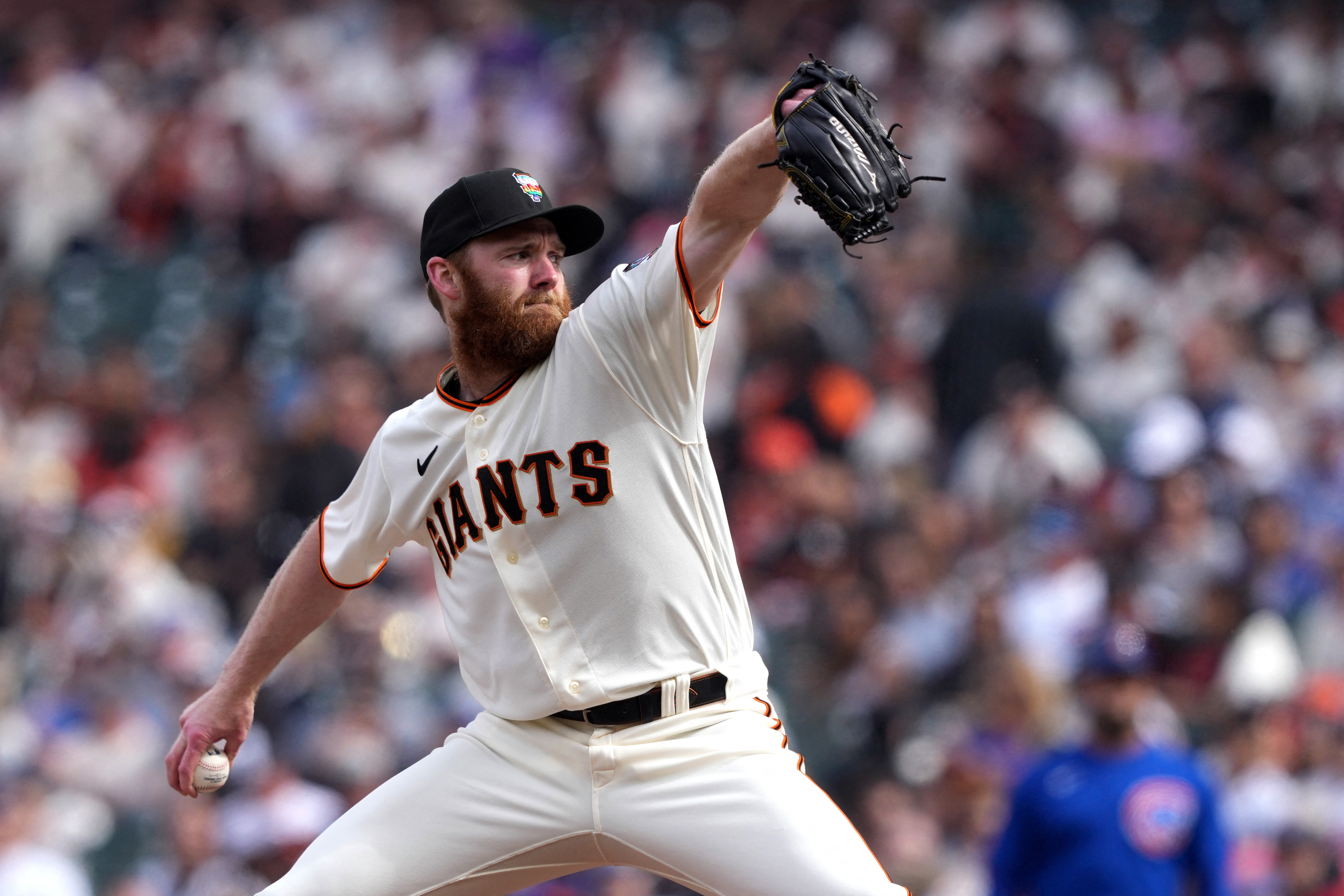 Giants' Mitch Haniger ends Cubs' Kyle Hendricks no-hitter with two-out  double – NBC Sports Bay Area & California