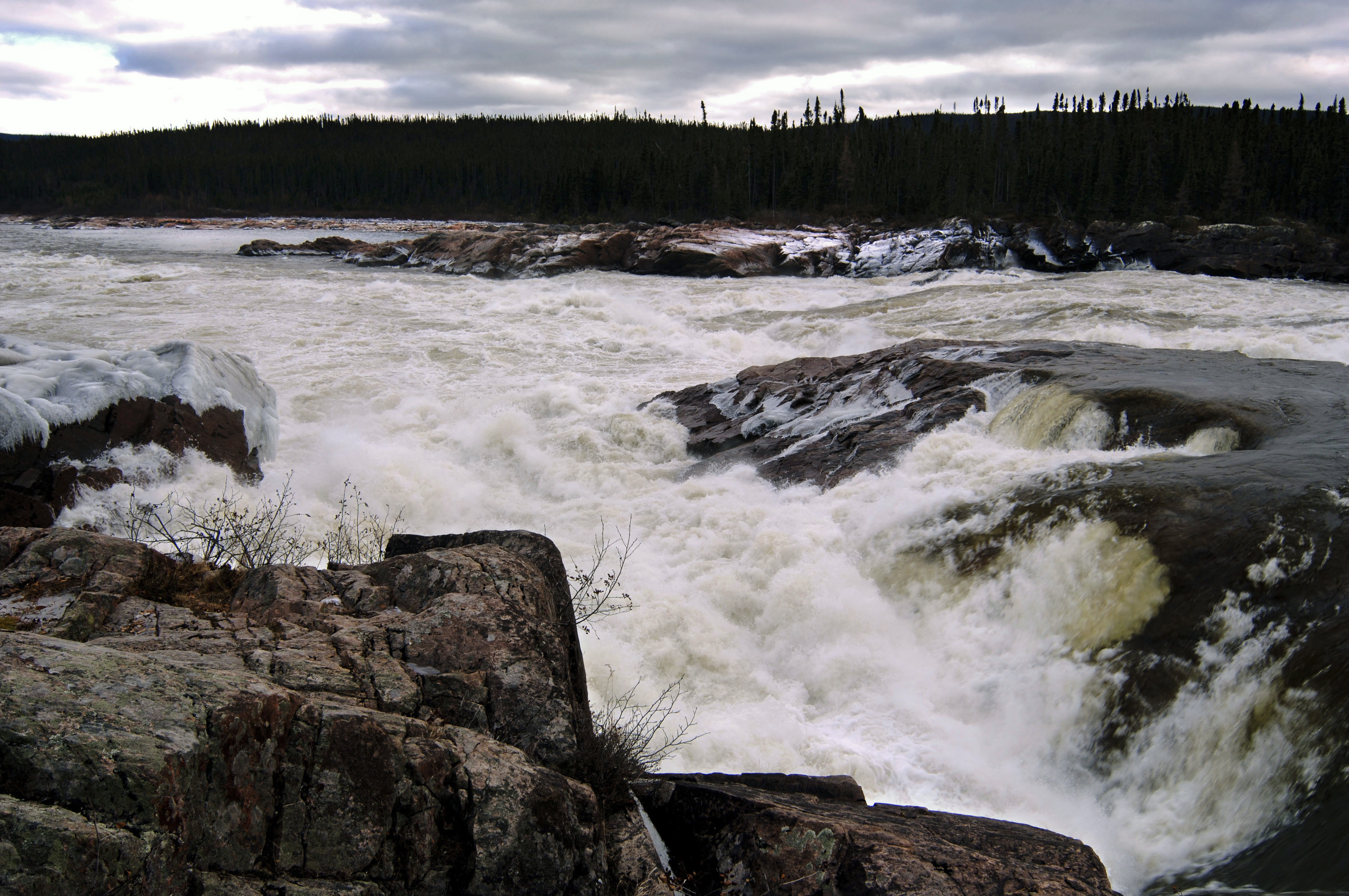 File photo of Muskrat Falls at the Churchill River in central Labrador