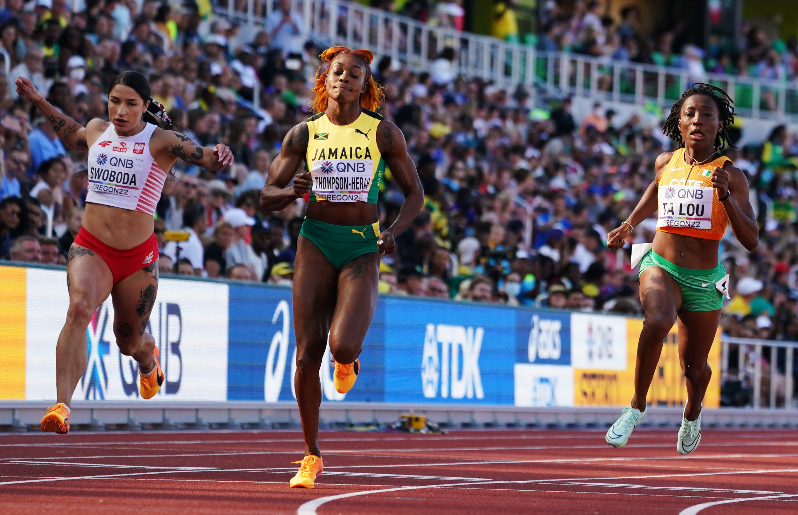 World Athletics Championships 2022: Shelly-Ann Fraser-Pryce Leads Jamaican  Sweep – In Pics