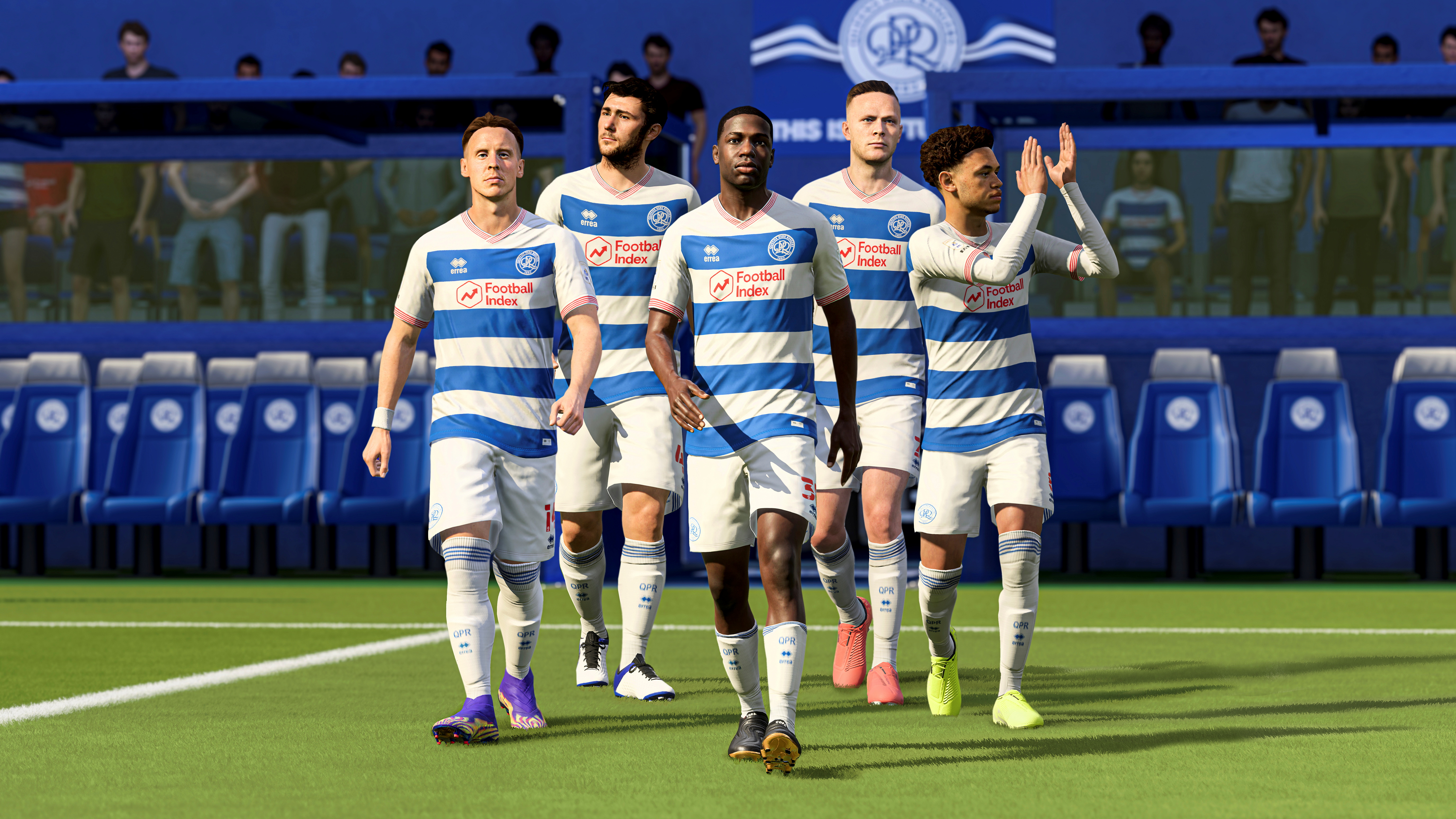 Kiyan Prince is seen in this FIFA21 in-game still. Courtesy EA SPORTS/Handout via REUTERS 