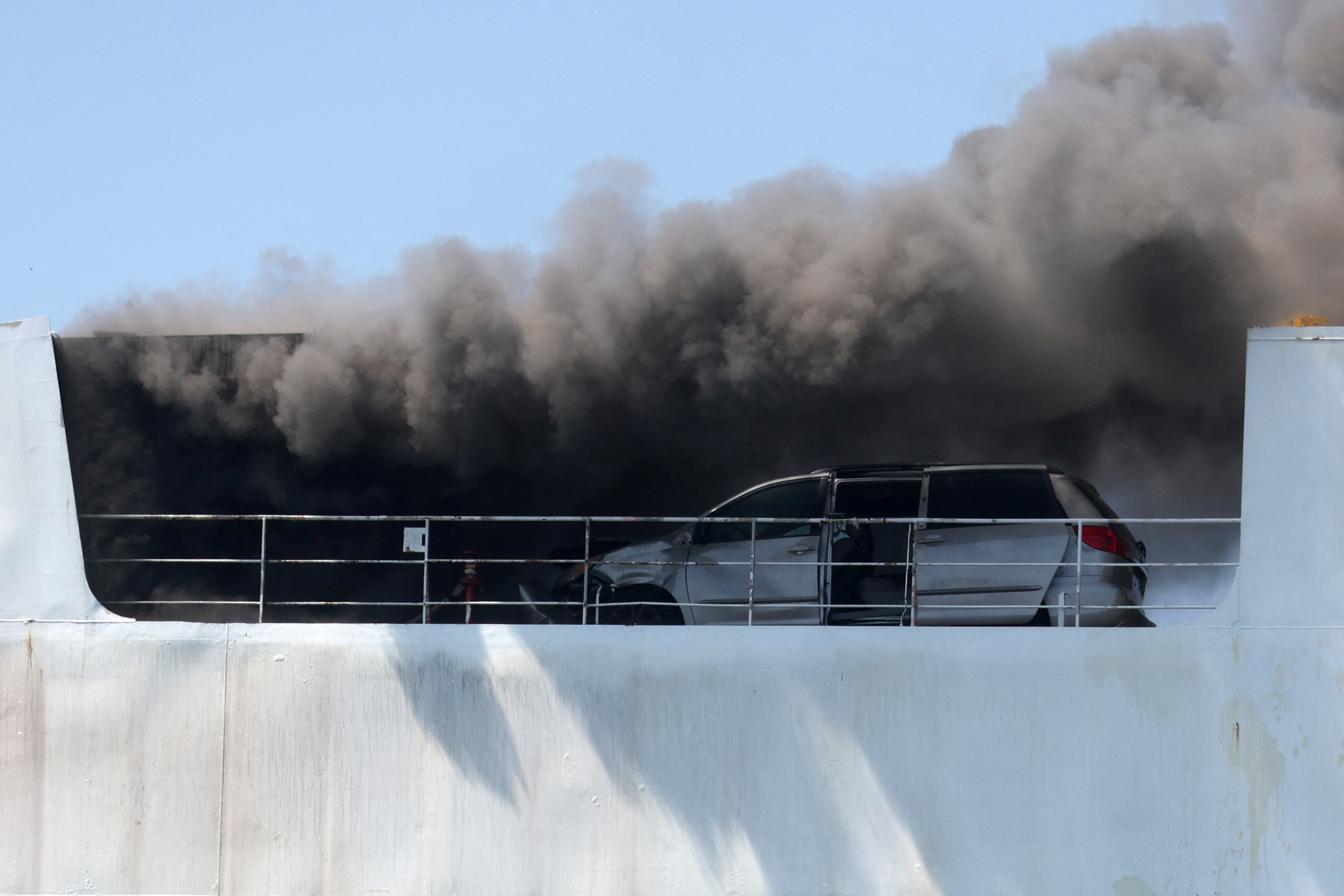 Port Newark cargo ship fire: Mourners gather for funeral of fallen
