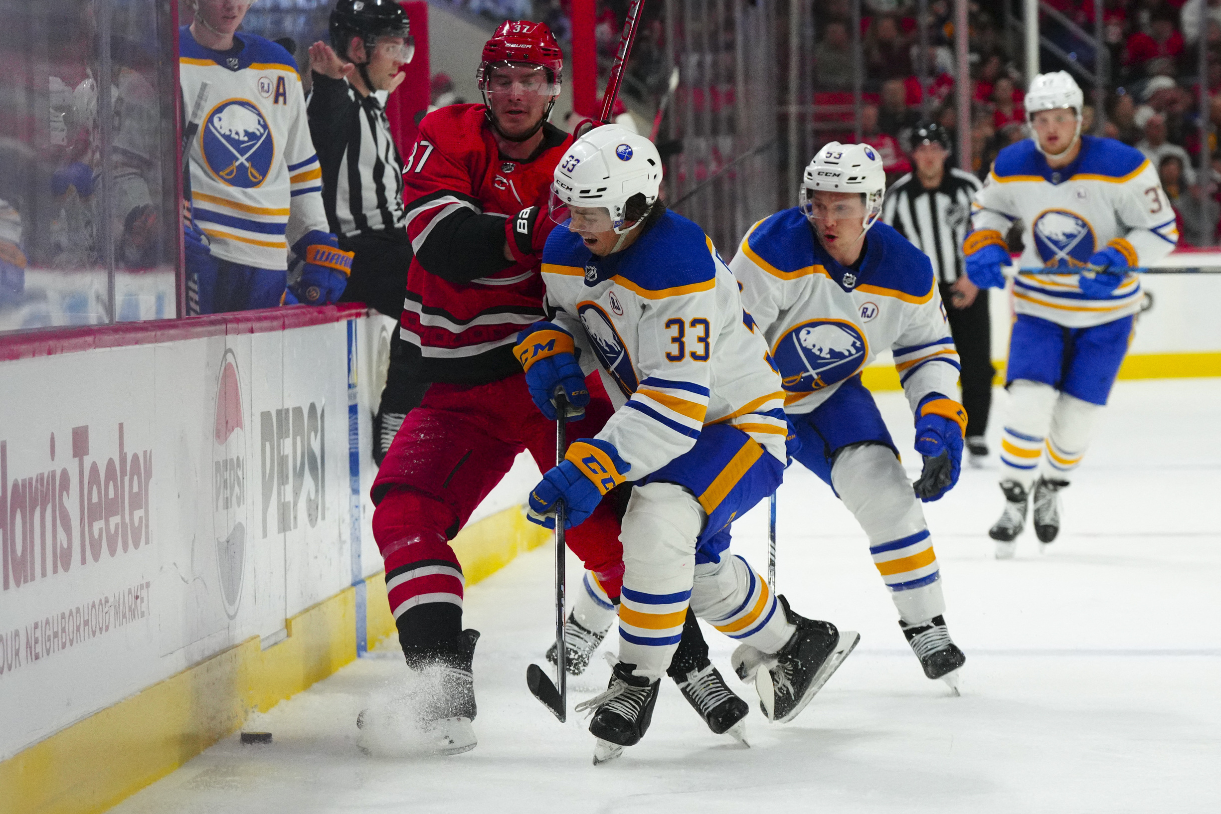 Martin Necas Scores In OT For Hurricanes To Outlast Sabres | Reuters