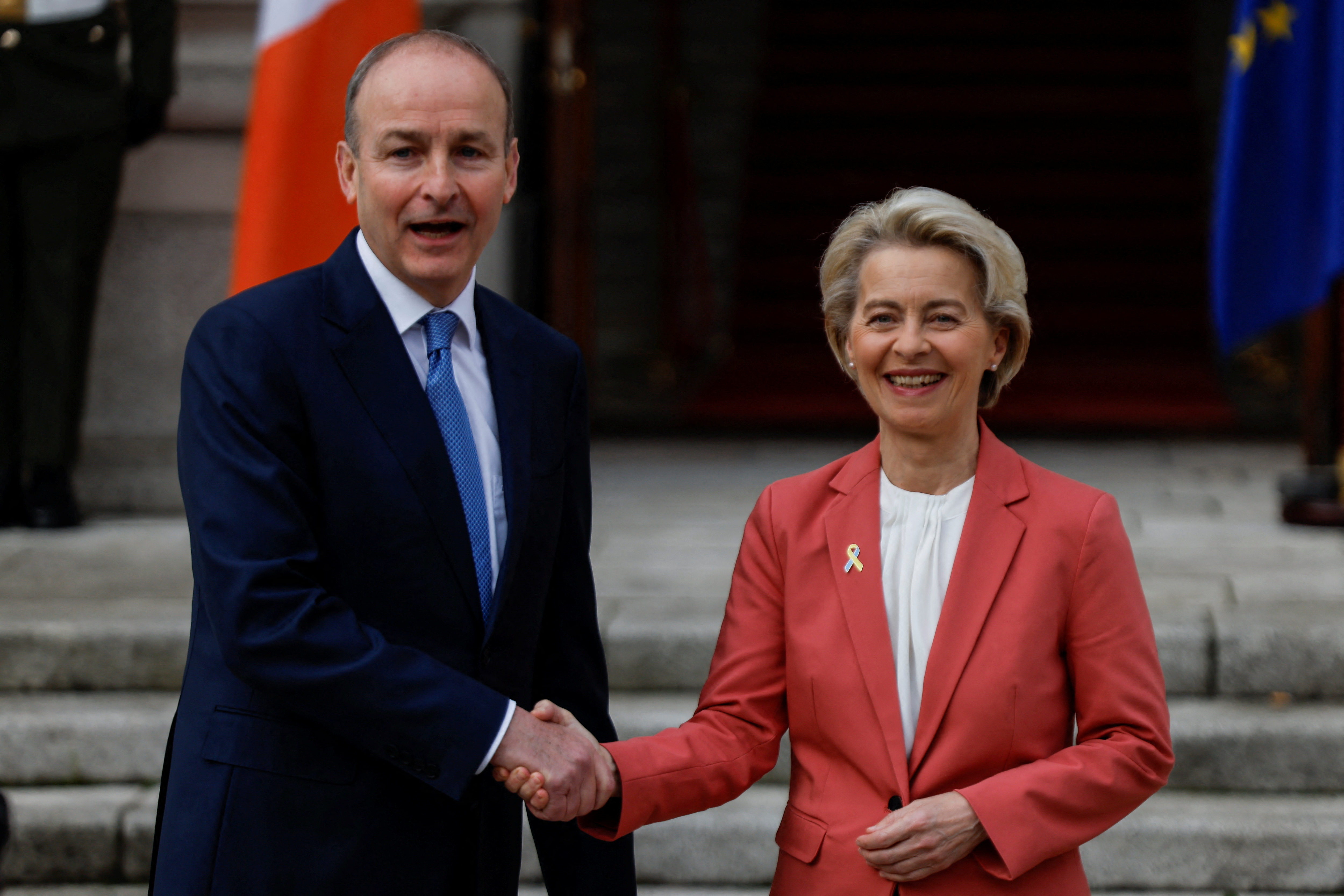European Commission President von der Leyen meets Ireland's PM Micheal Martin