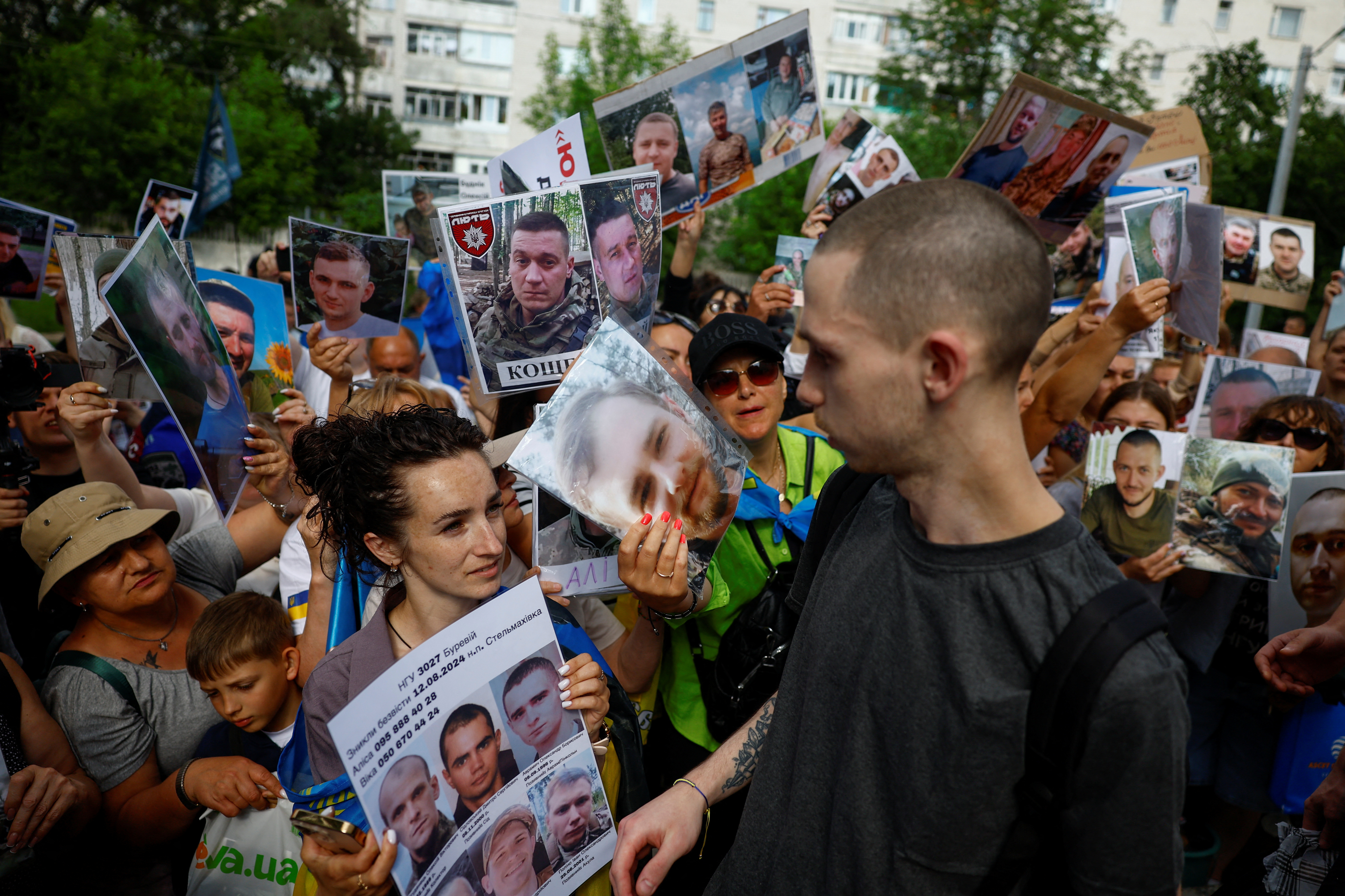 Ukrainian woman searches for husband lost in action two years ago | Reuters