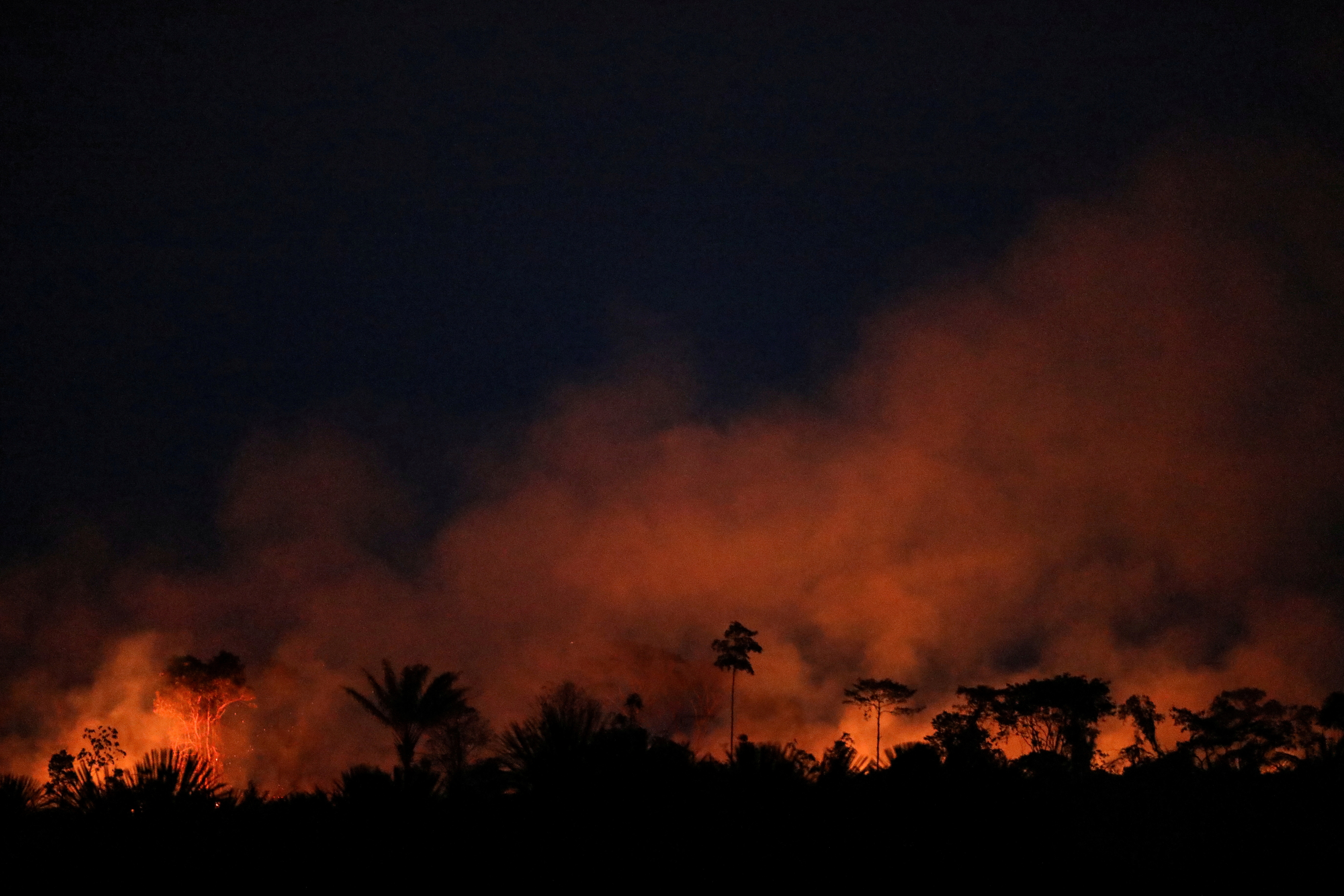 Fires surge in Brazilian Amazon