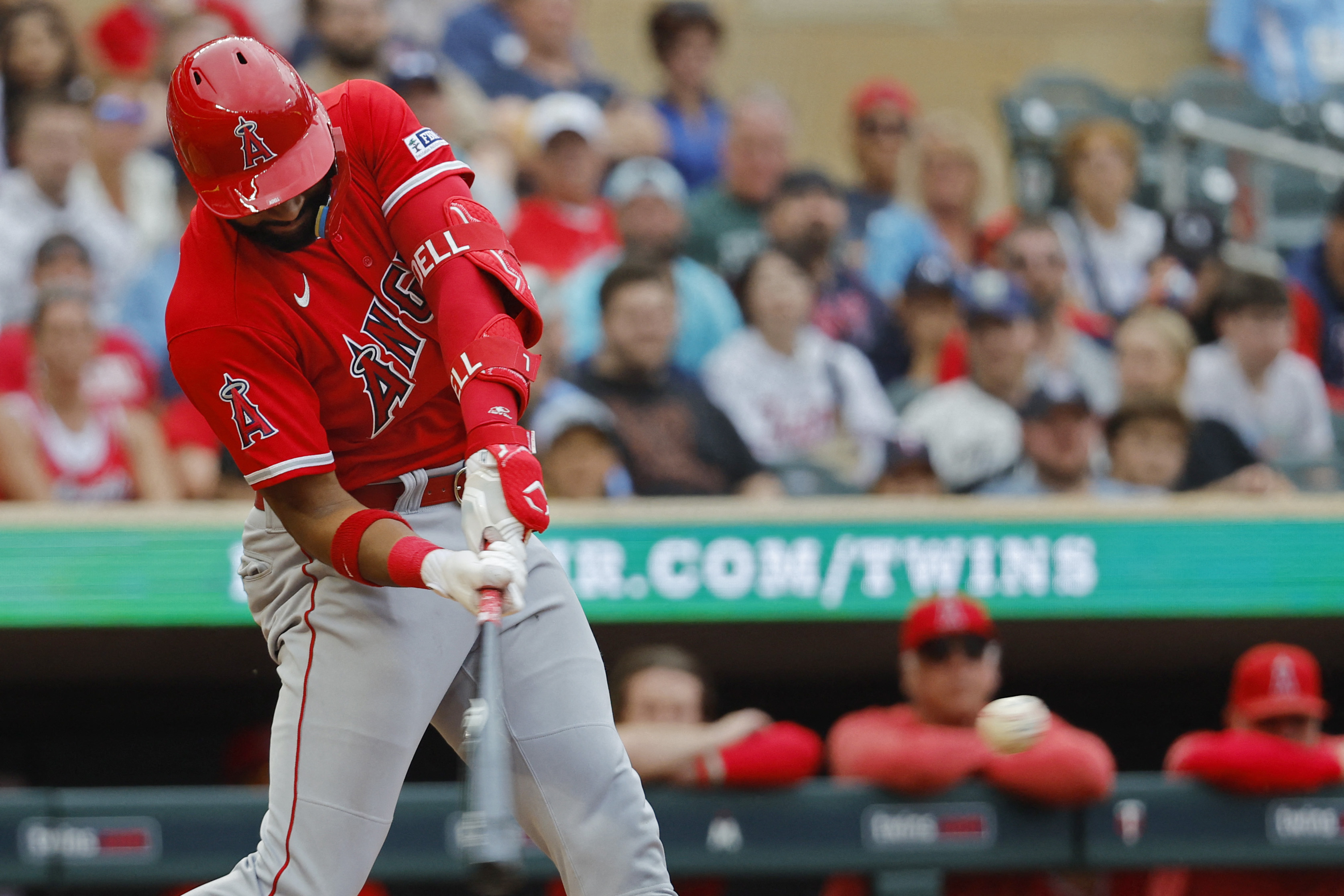 Jo Adell looks to crack Angels' roster after a winter of workouts – Orange  County Register