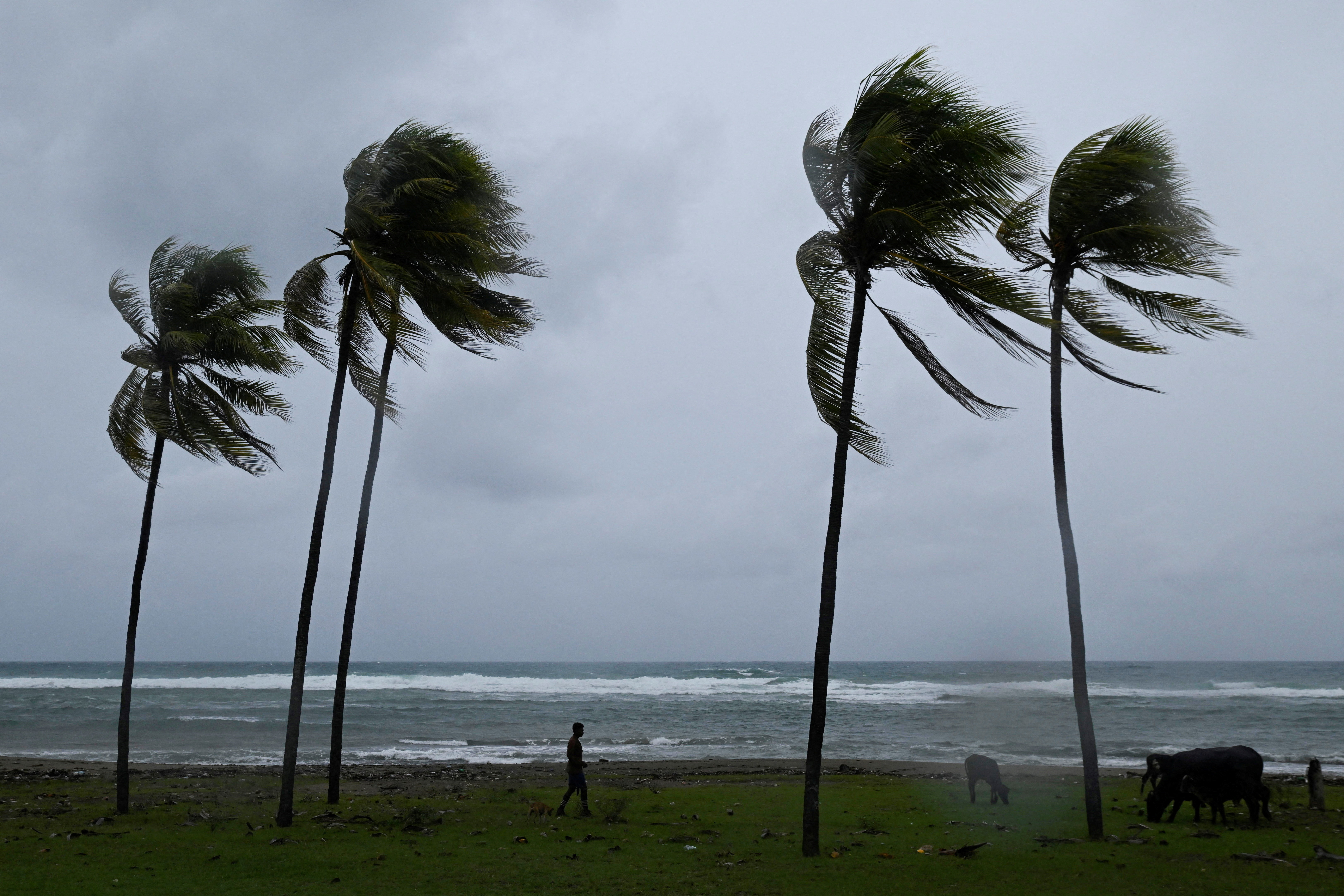 High seas and strong winds batter eastern Cuba ahead of Hurricane Melissa’s landfall