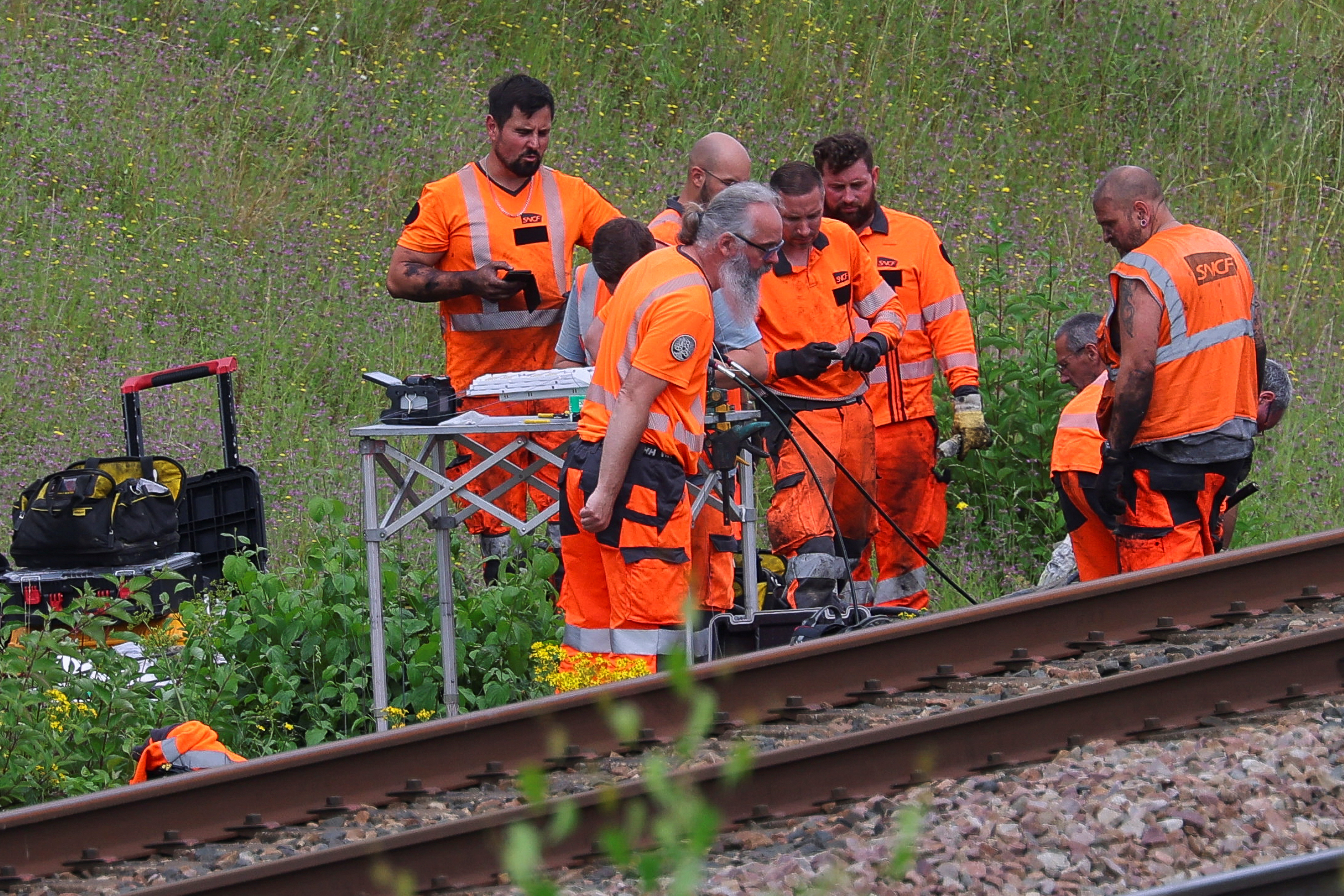 Arsonists attack French railways ahead of Paris 2024 Olympics opening ceremony