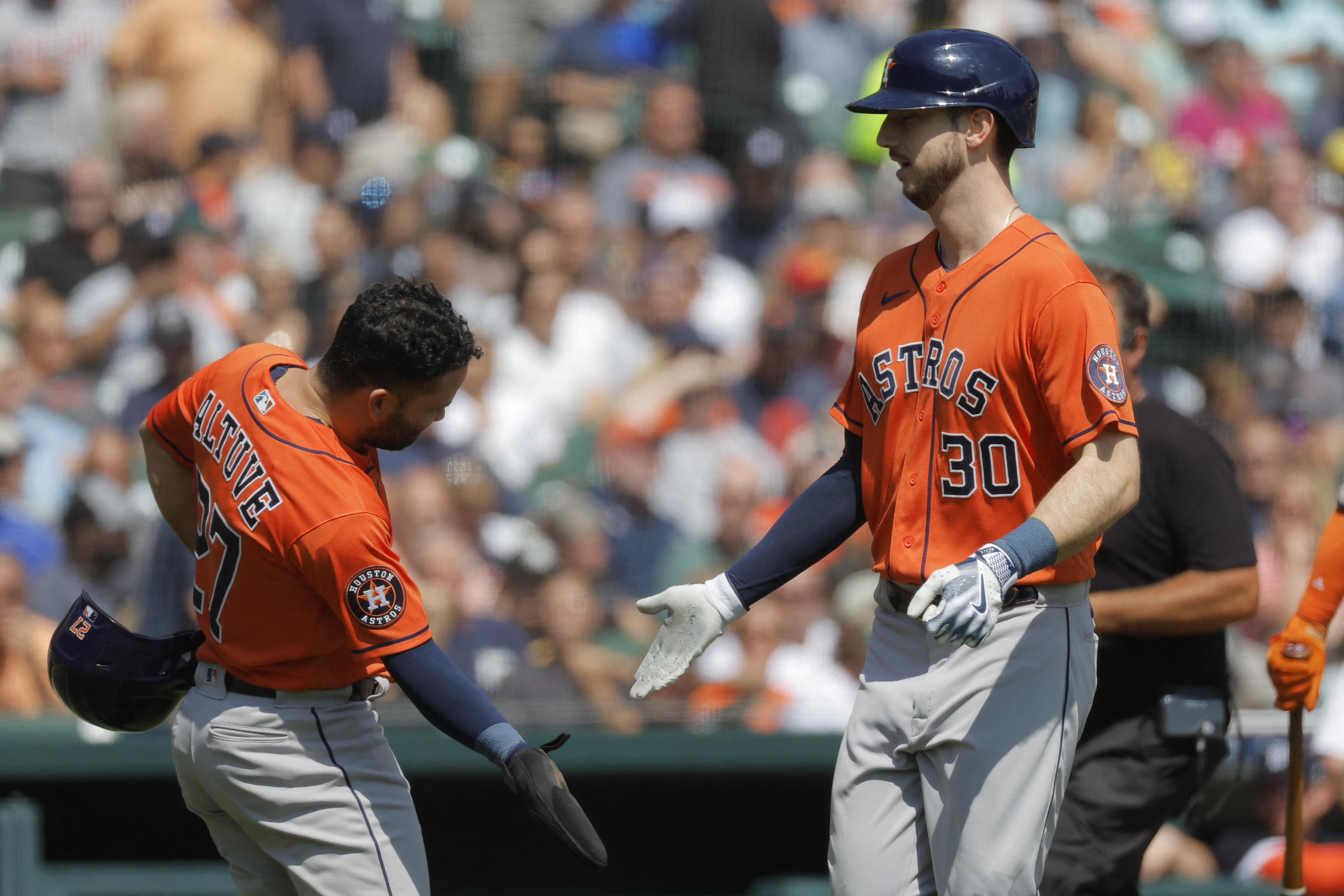 Houston Astros' Jeremy Peña collects 5 hits vs. Detroit Tigers