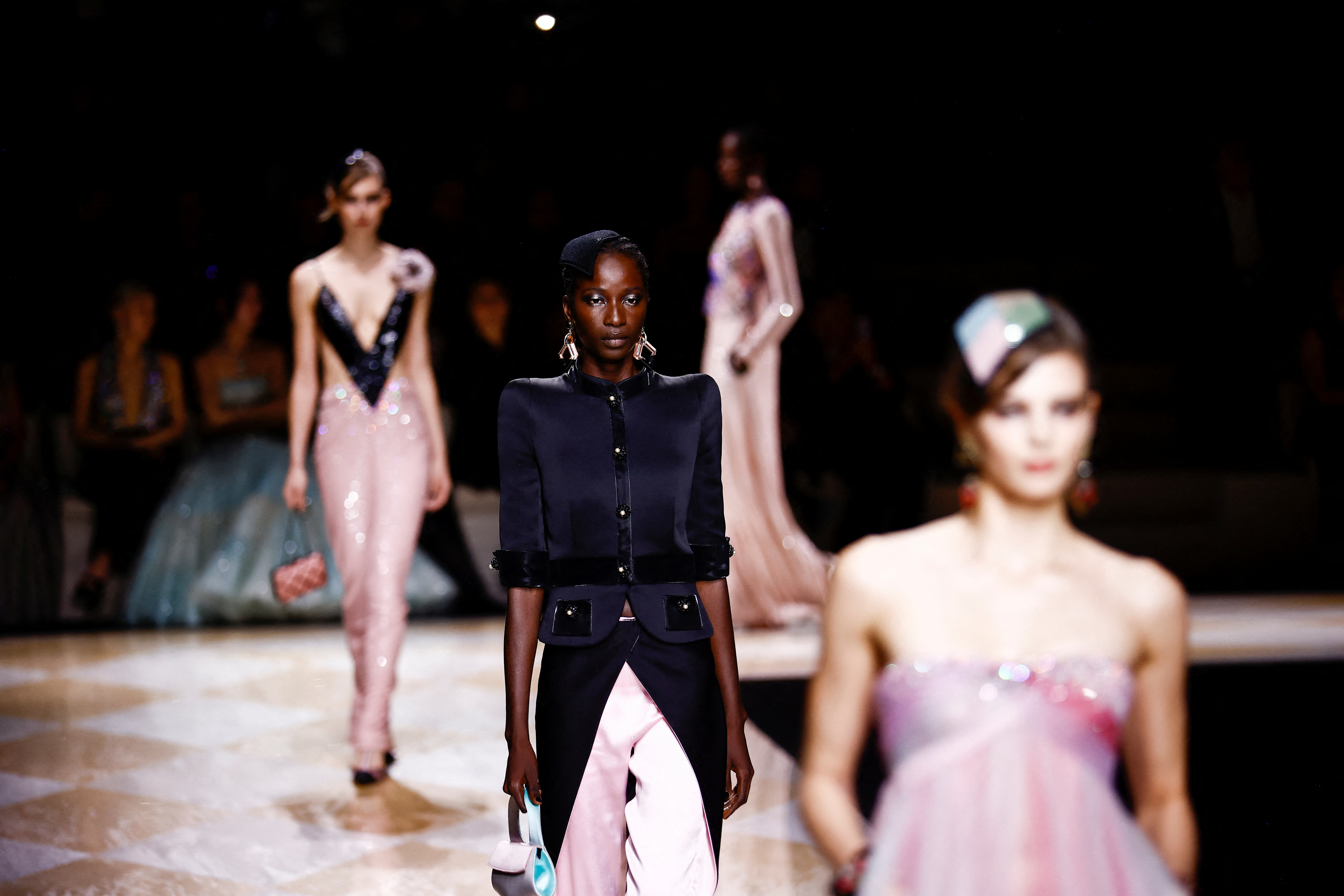 Glitz, glamor and going out: London Fashion Week returns to the spectacle