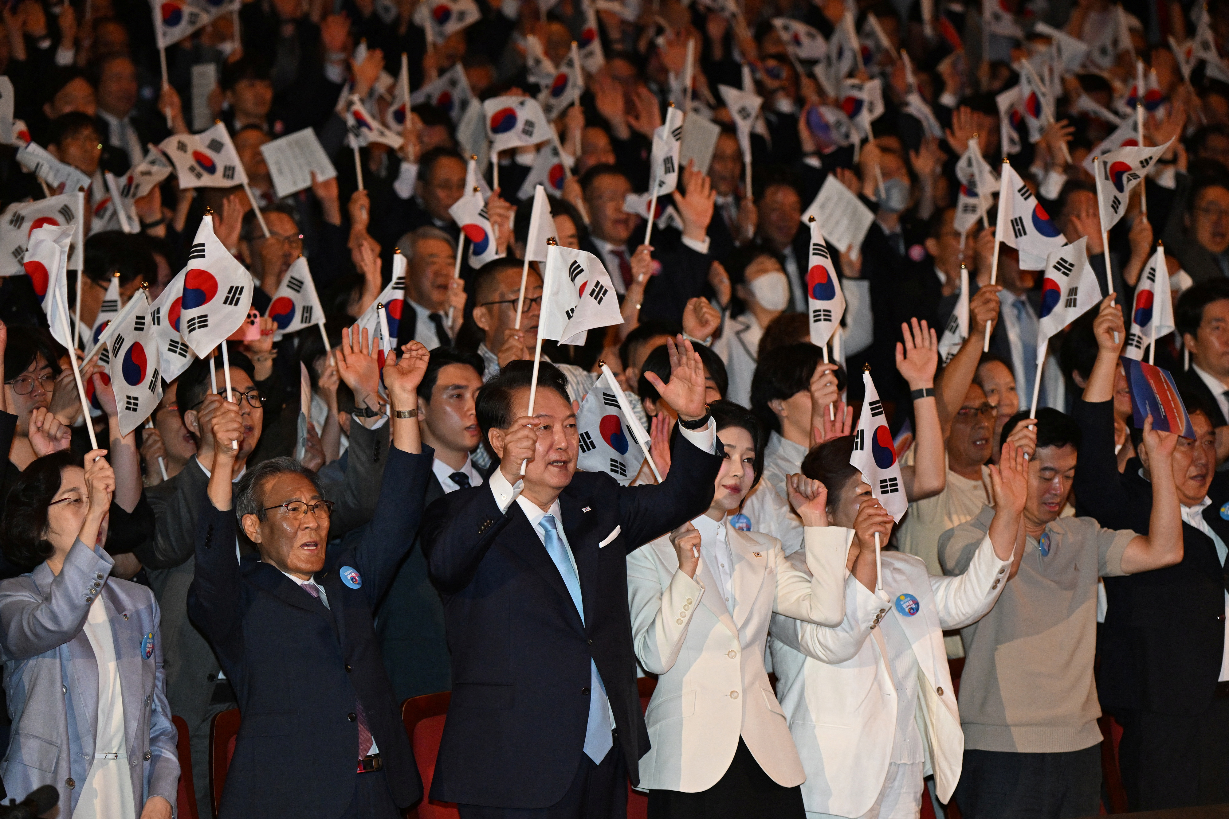 79th National Liberation Day celebration at Sejong Center of the Performing Arts, in Seoul