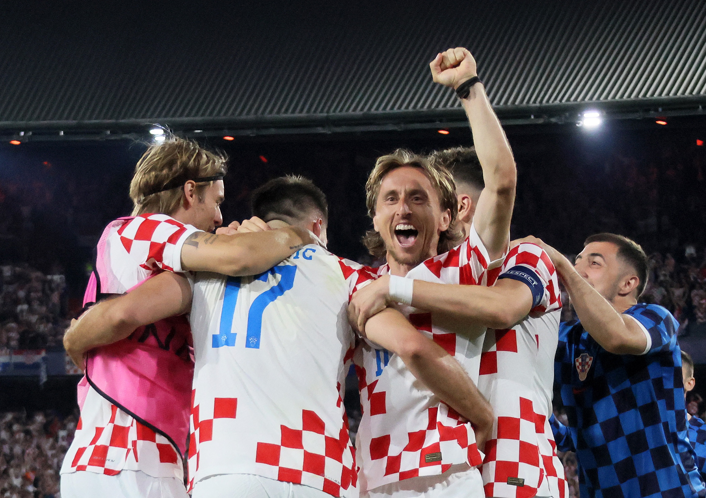 Dalic praises evergreen Modric as Croatia reach Nations League